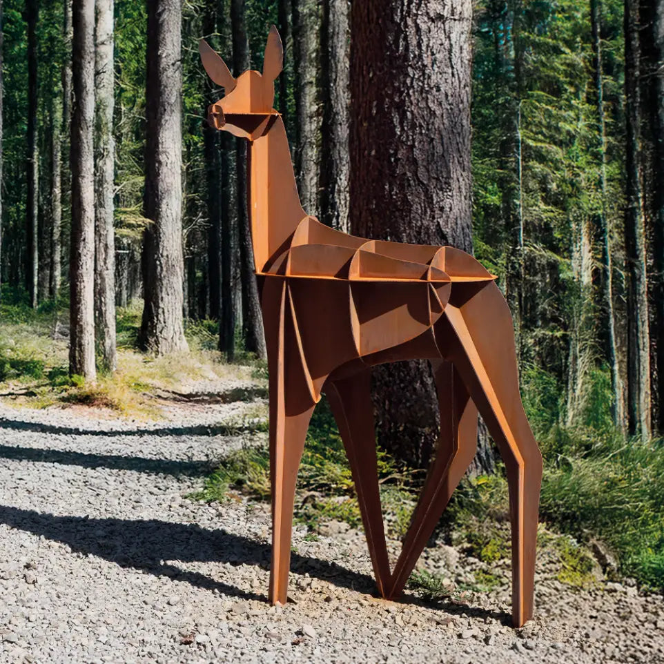 Konsola ogrodowa CALLISTO stal cortenowska