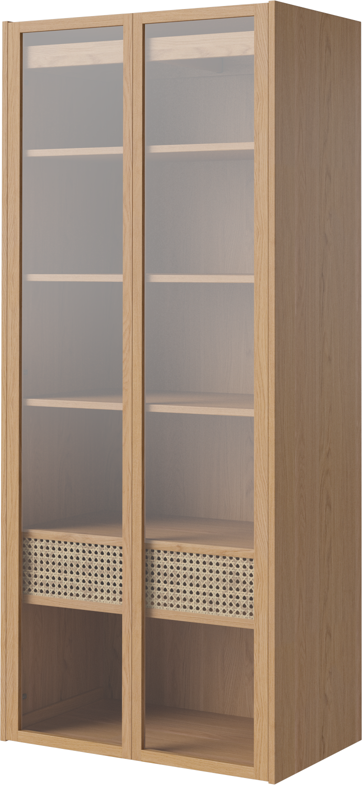 Wandgarderobe Kana Eiche Holz
