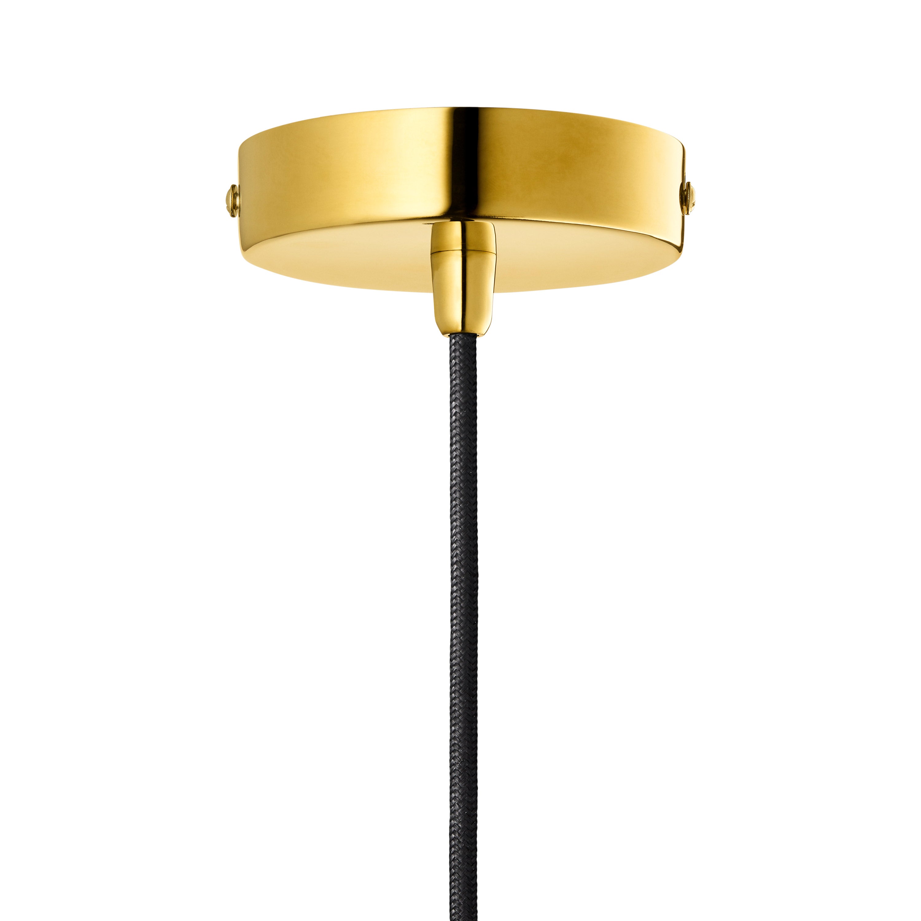 Pendelleuchte CARNIVAL NO. 3 schwarz mit blau und braun