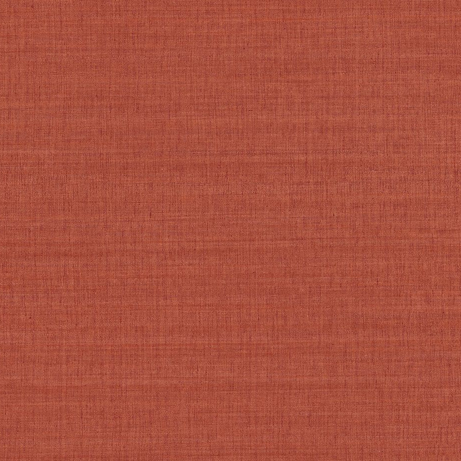 Structural wallpaper imitating silk SORA - ORANGE BRULE red orange