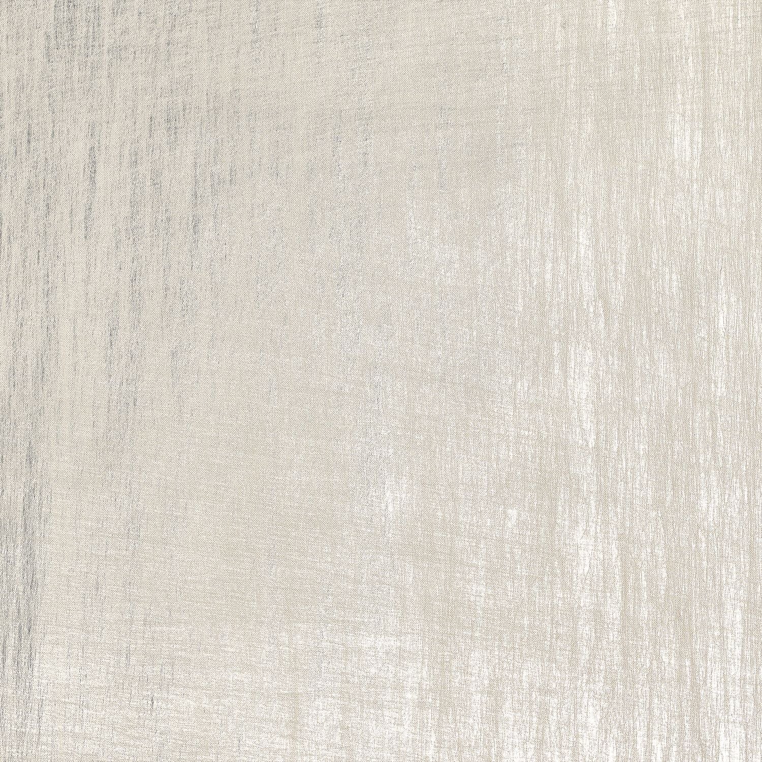 Textile wallpaper with a structural metallic finish HEMERA - PEARL pearly white