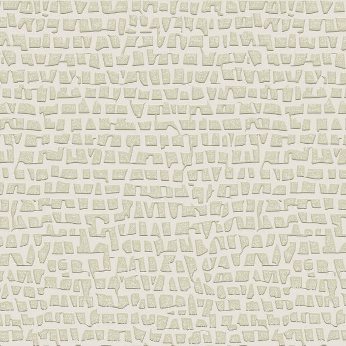 Structuurtapijt met abstract patroon SERTI - CRAIE PLATINE platinum wit