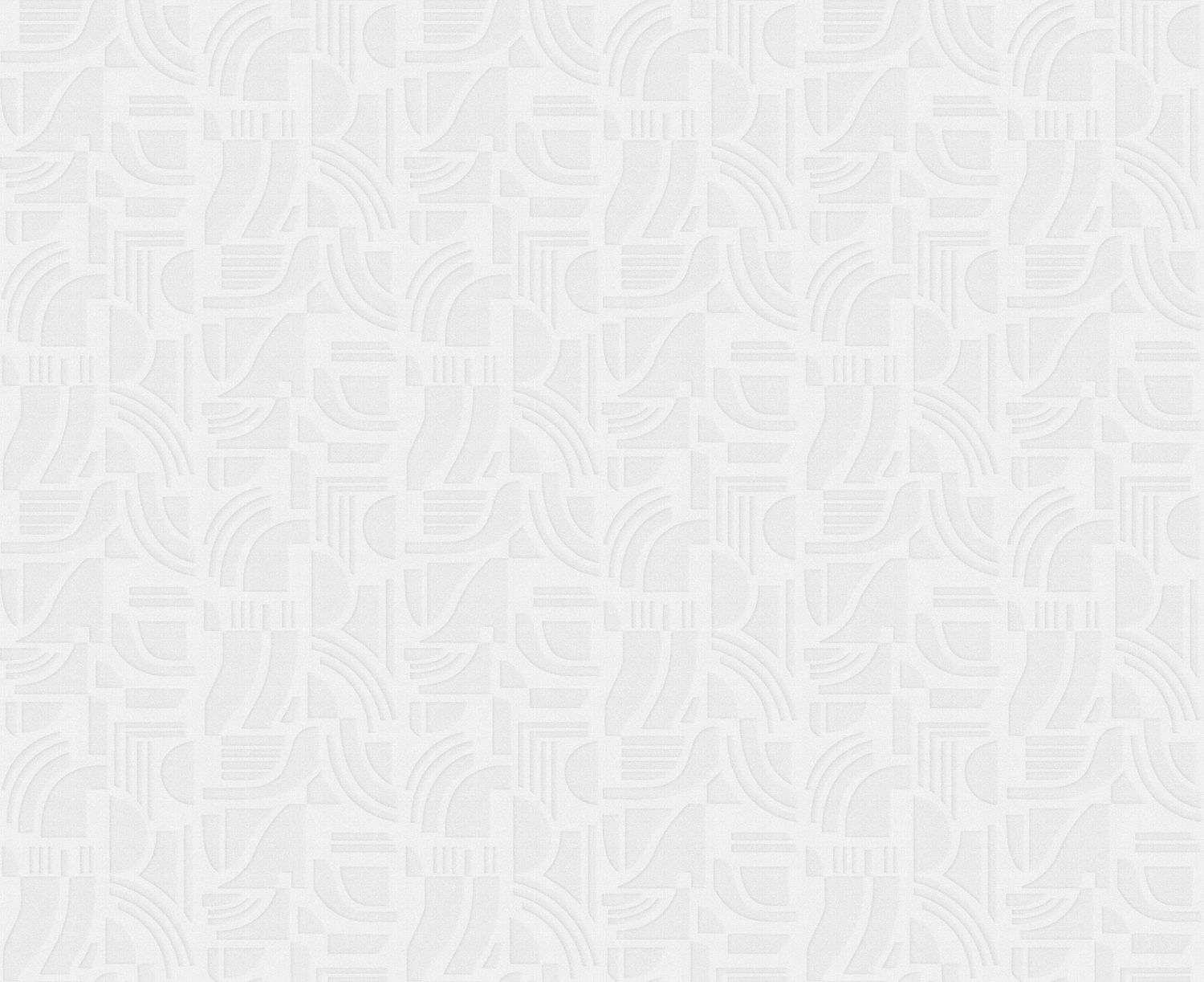 Structuurtapijt met geometrisch patroon LINSOLITE - BLANC wit