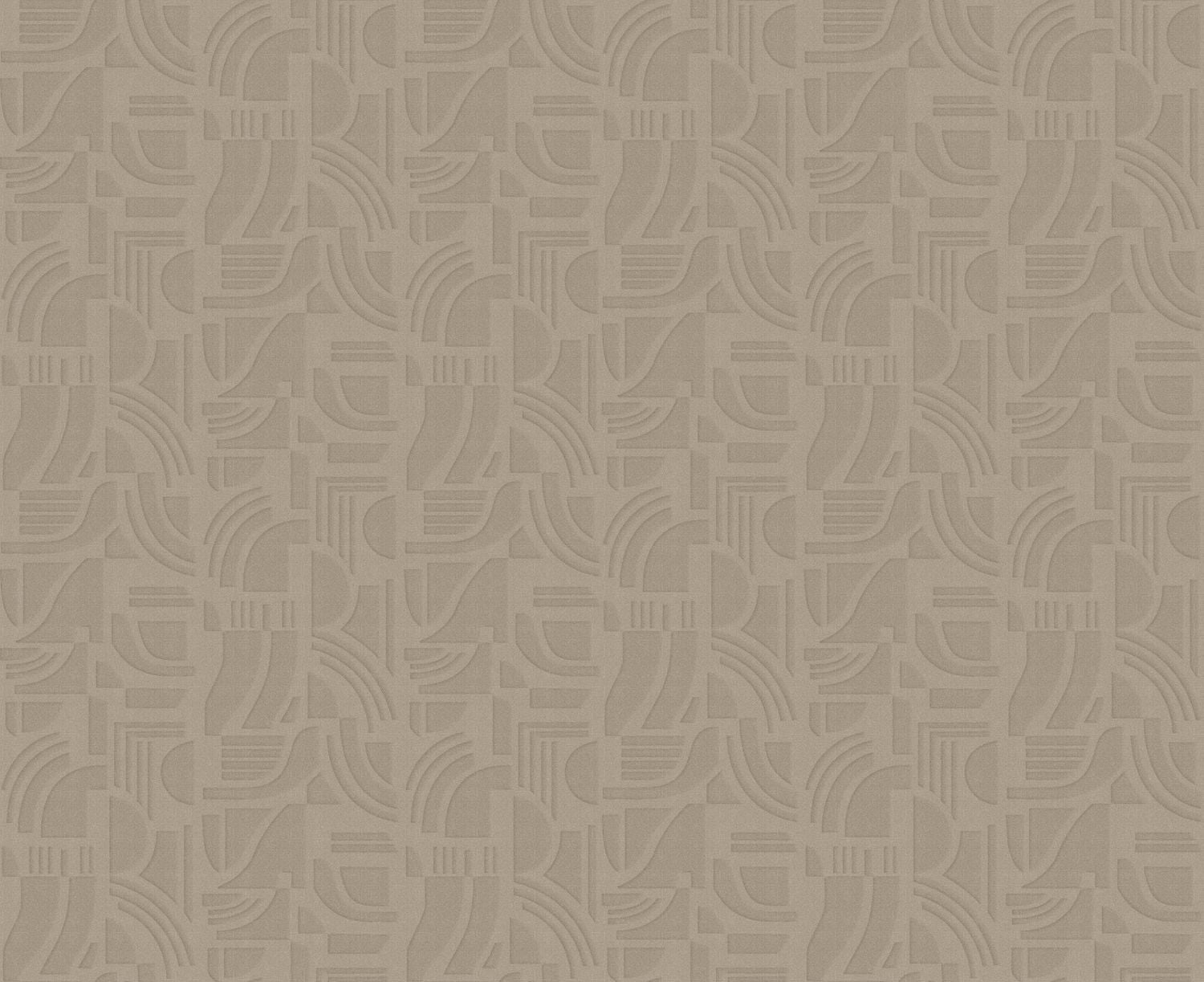 Structuurtapijt met geometrisch patroon LINSOLITE - NATUREL beige