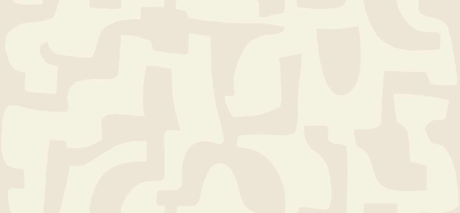 Geplakte behang met geometrisch patroon SONATE - IVOIRE GRÈGE ivoor met beige