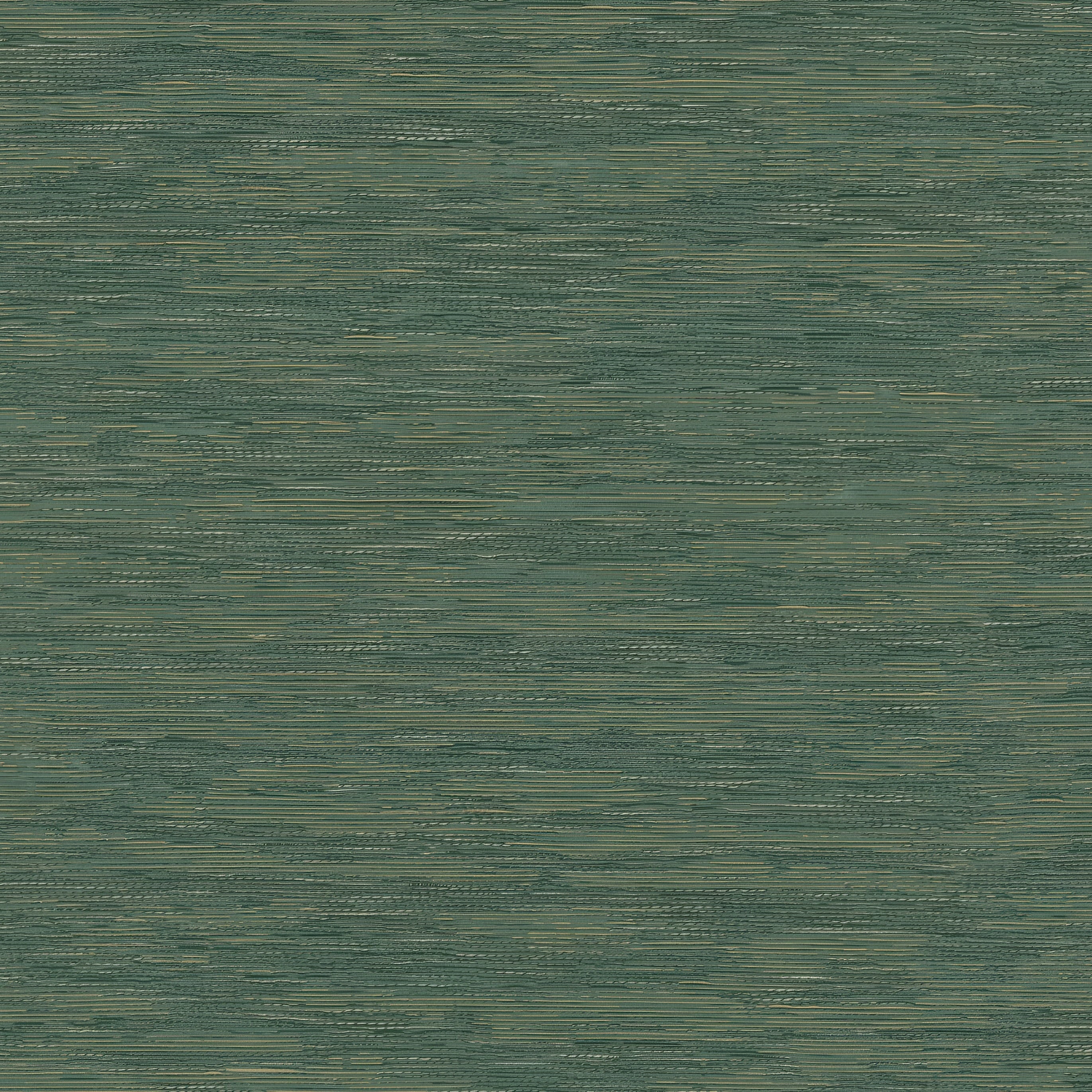Strukturierte Tapete, die Jacquardstoff imitiert TATAMI - ÉMERAUDE smaragdgrün