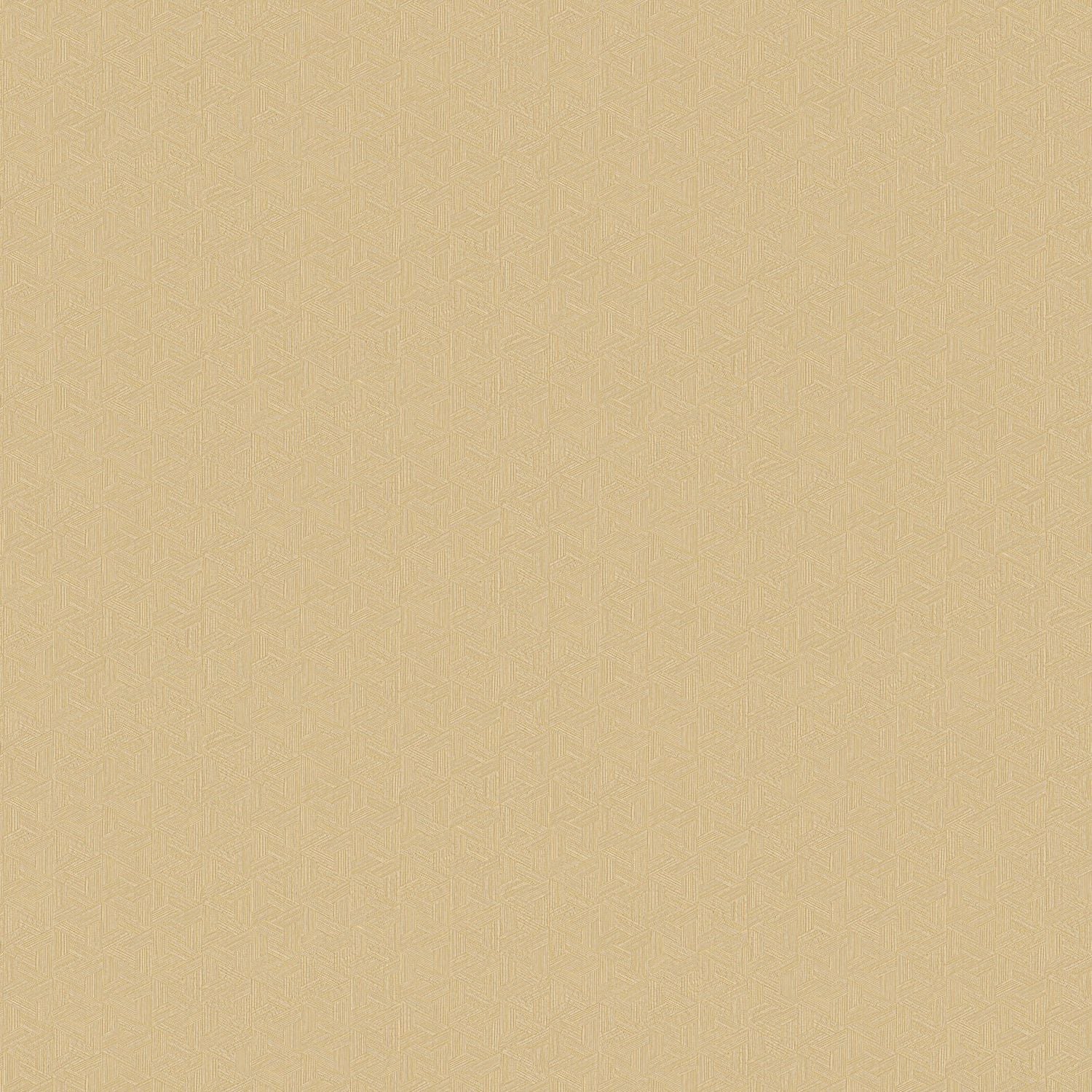 Geometrische structuurbehang geïnspireerd op bananenbladeren LINDU - PAILLE strogeel