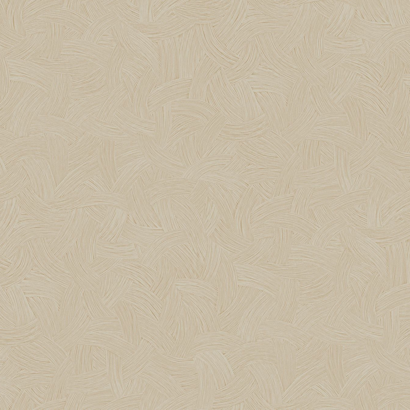 Metallic textured wallpaper with abstract pattern BERENICE - DORÉ CLAIR light beige with gold