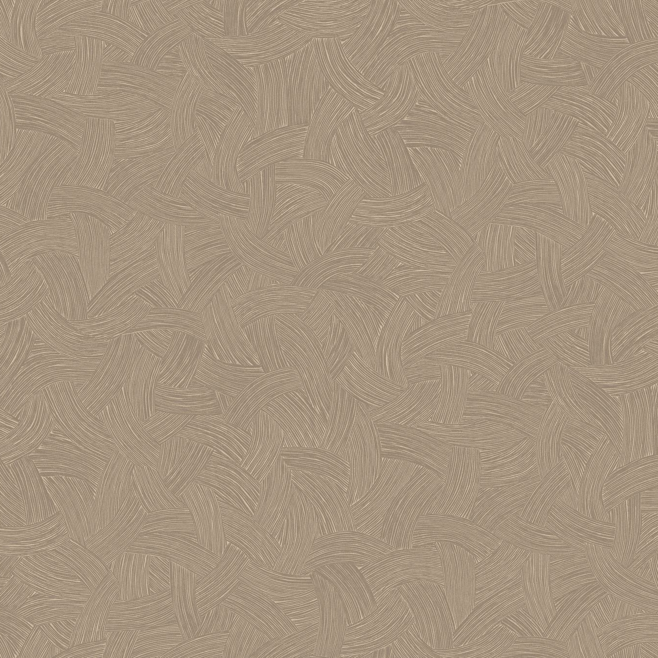 Structuurtapijt met abstract patroon BERENICE - TAUPE/DORÉ beige met goud
