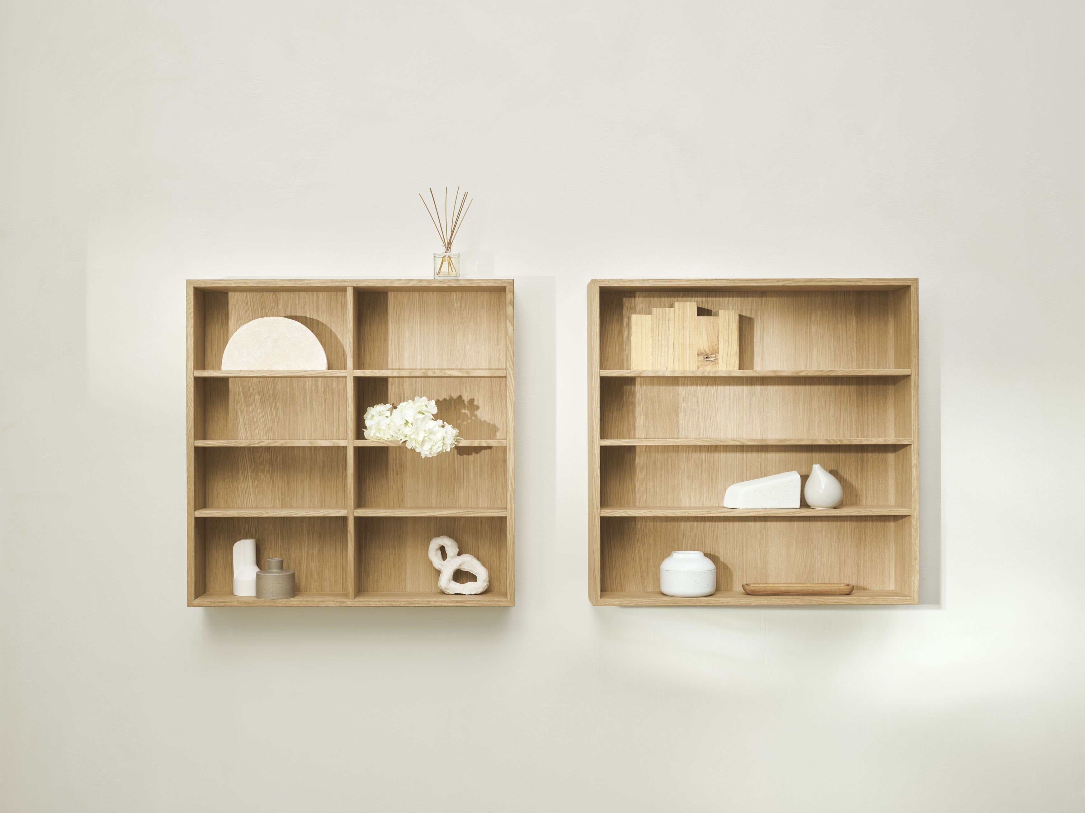 DISPLAY CASE plank eikenhout