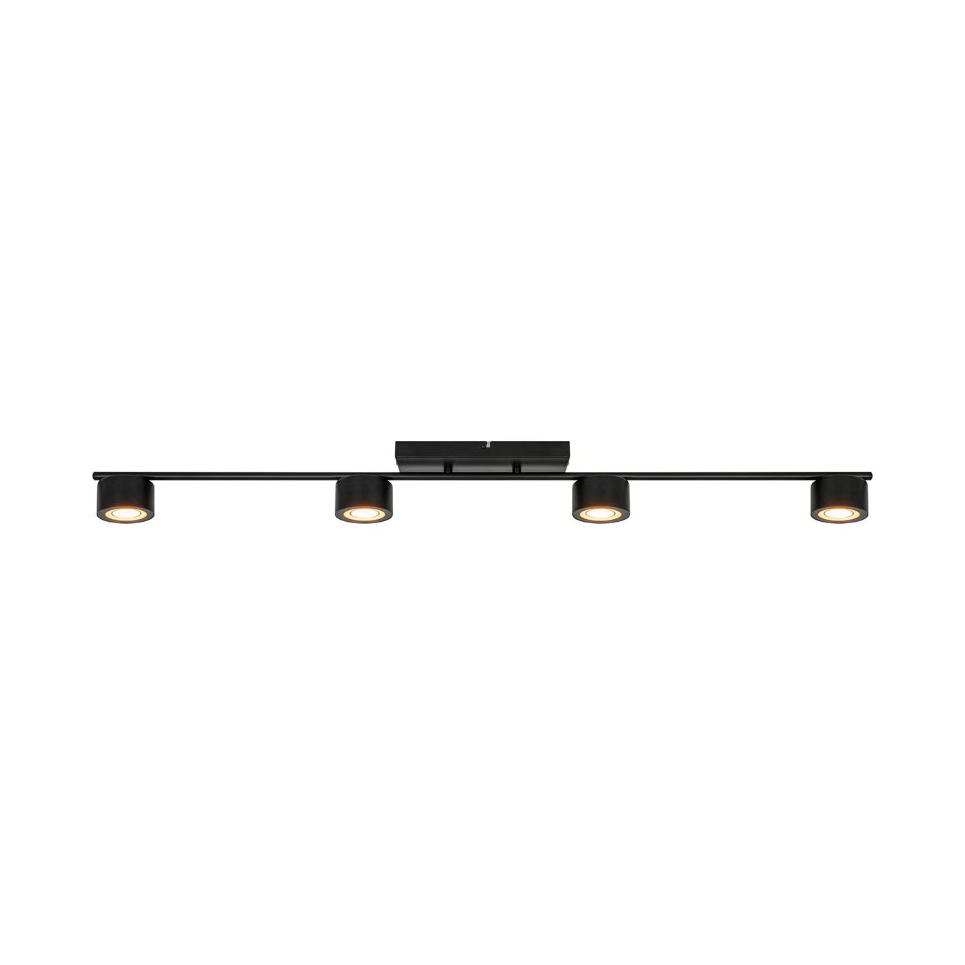Vierpunts plafondlamp CLYDE zwart