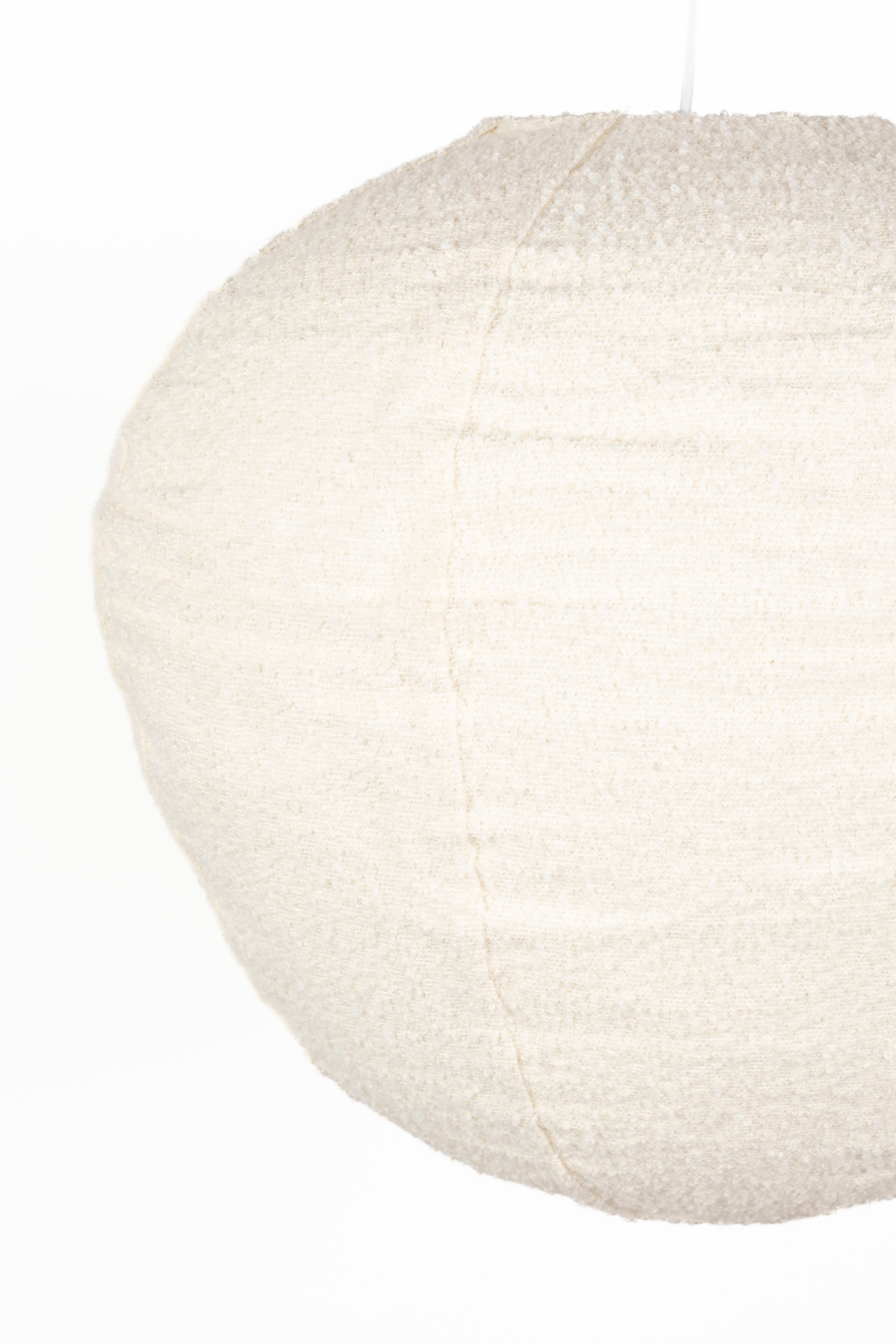Hanglamp COCOON crème bouclé