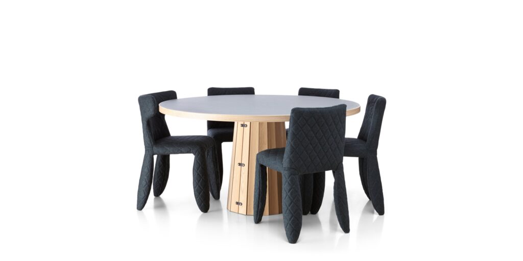 Ronde tafel CONTAINER met Bodhi voet