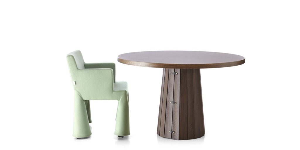 Ronde tafel CONTAINER met Bodhi voet