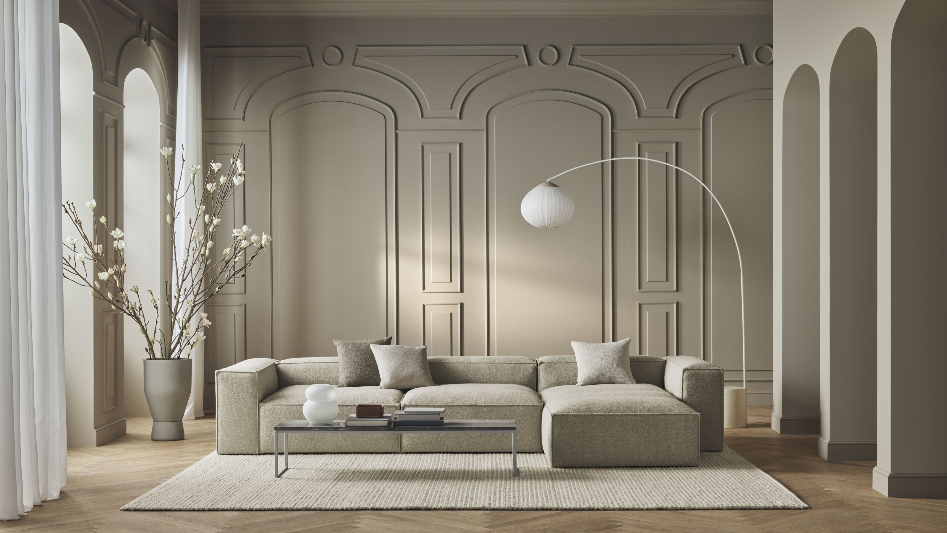 Donica COMBO grijs cement