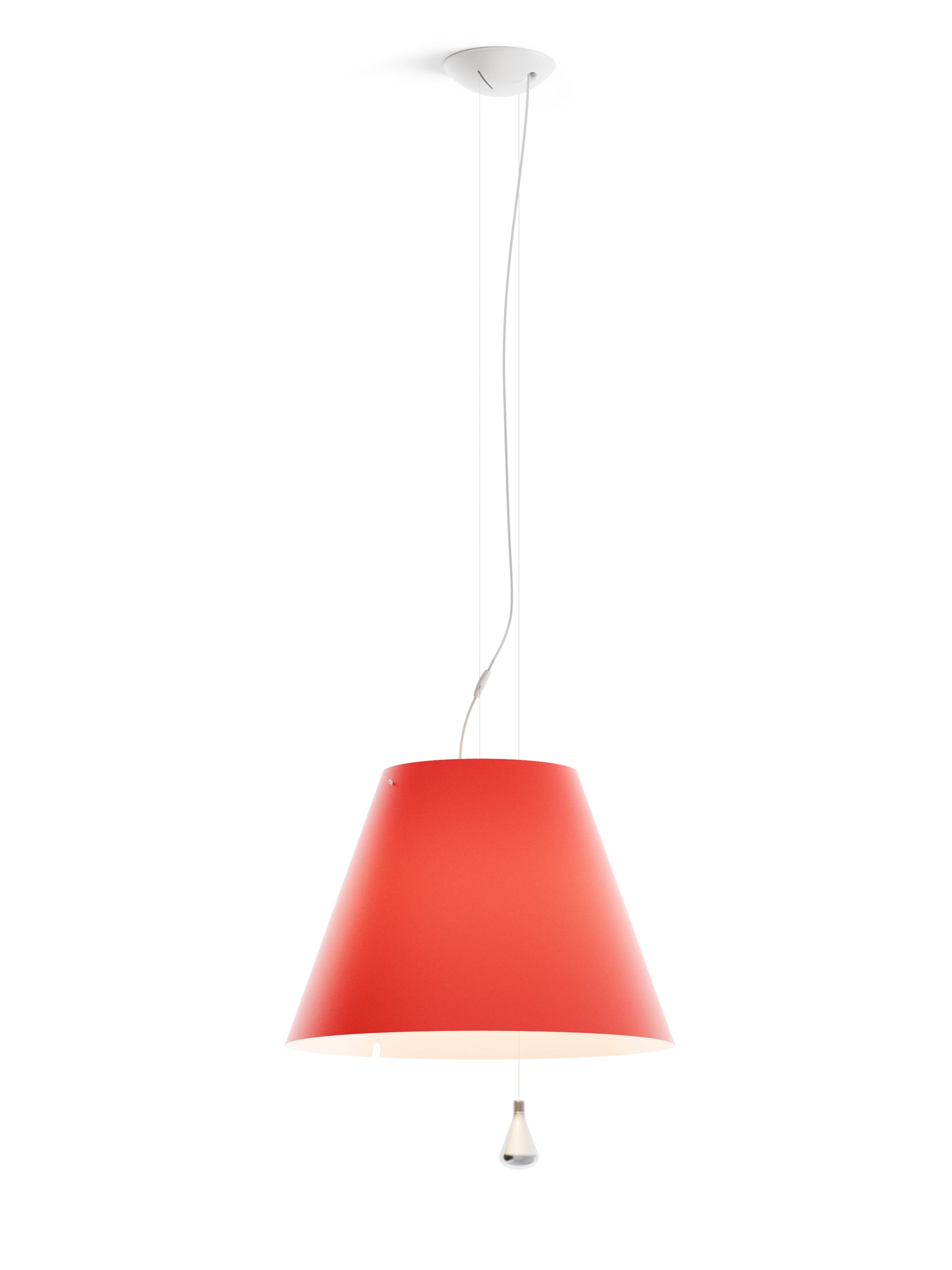 Costanza Red hanging lamp