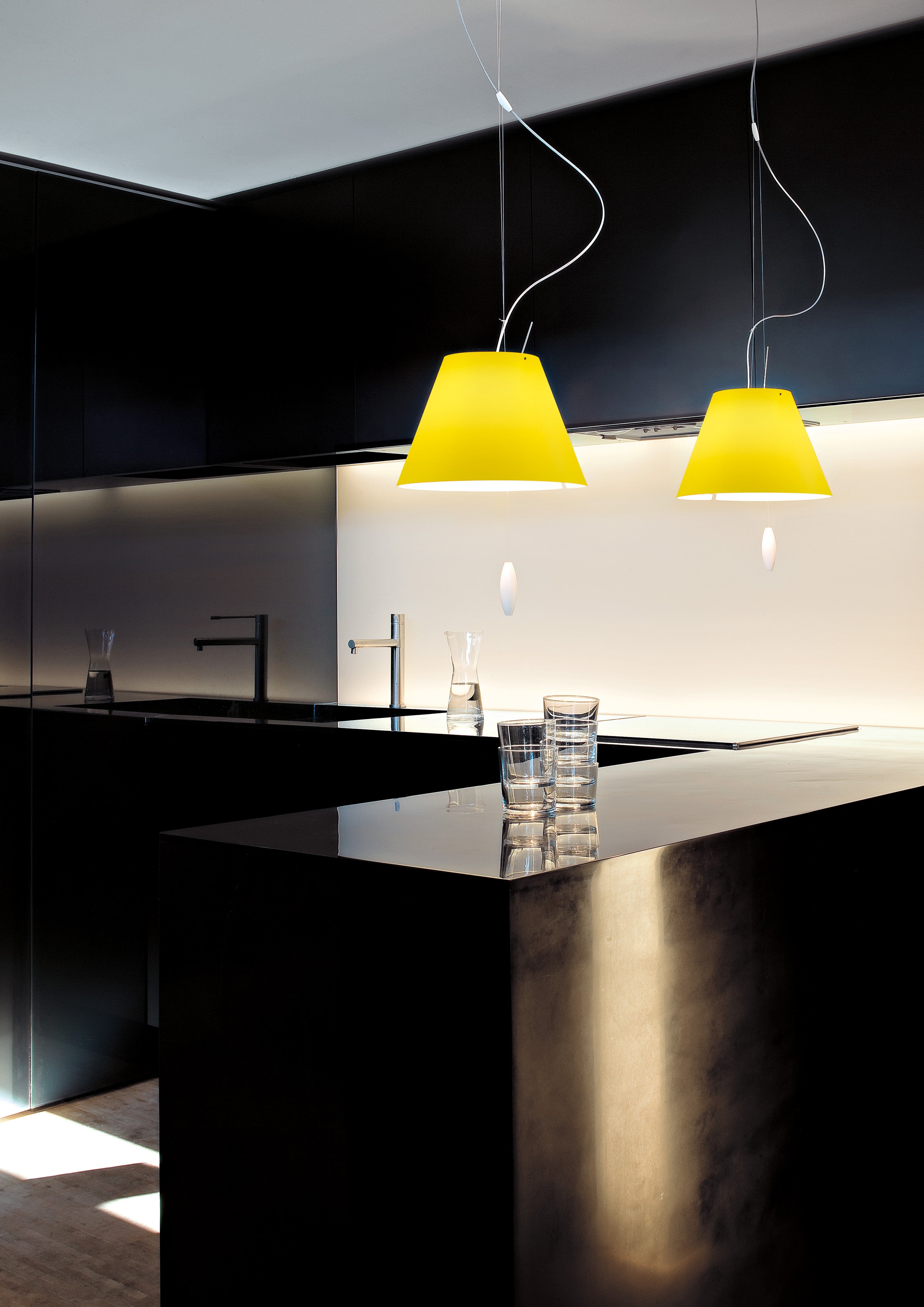 Hanglamp COSTANZINA geel