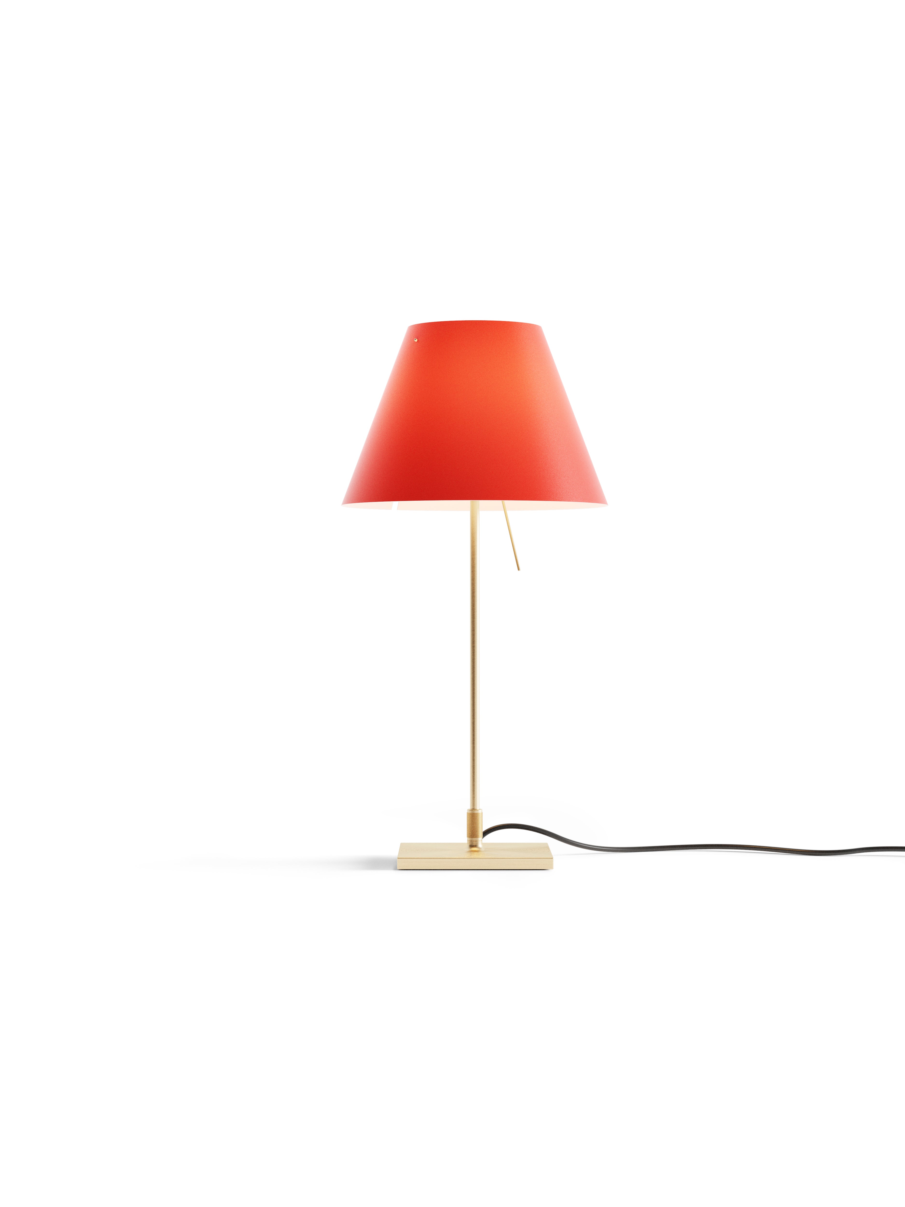 Costanza red table lamp