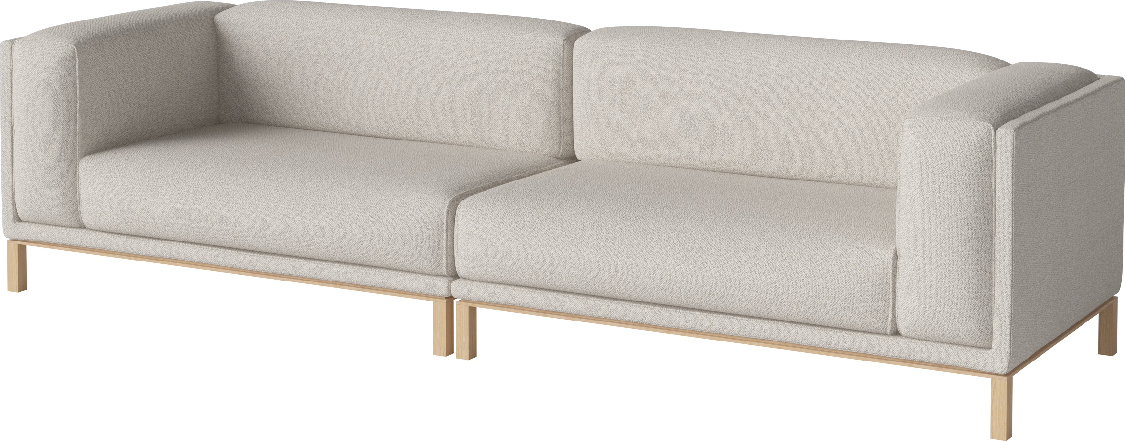 Sofa 2-module COSY gebleekte basis