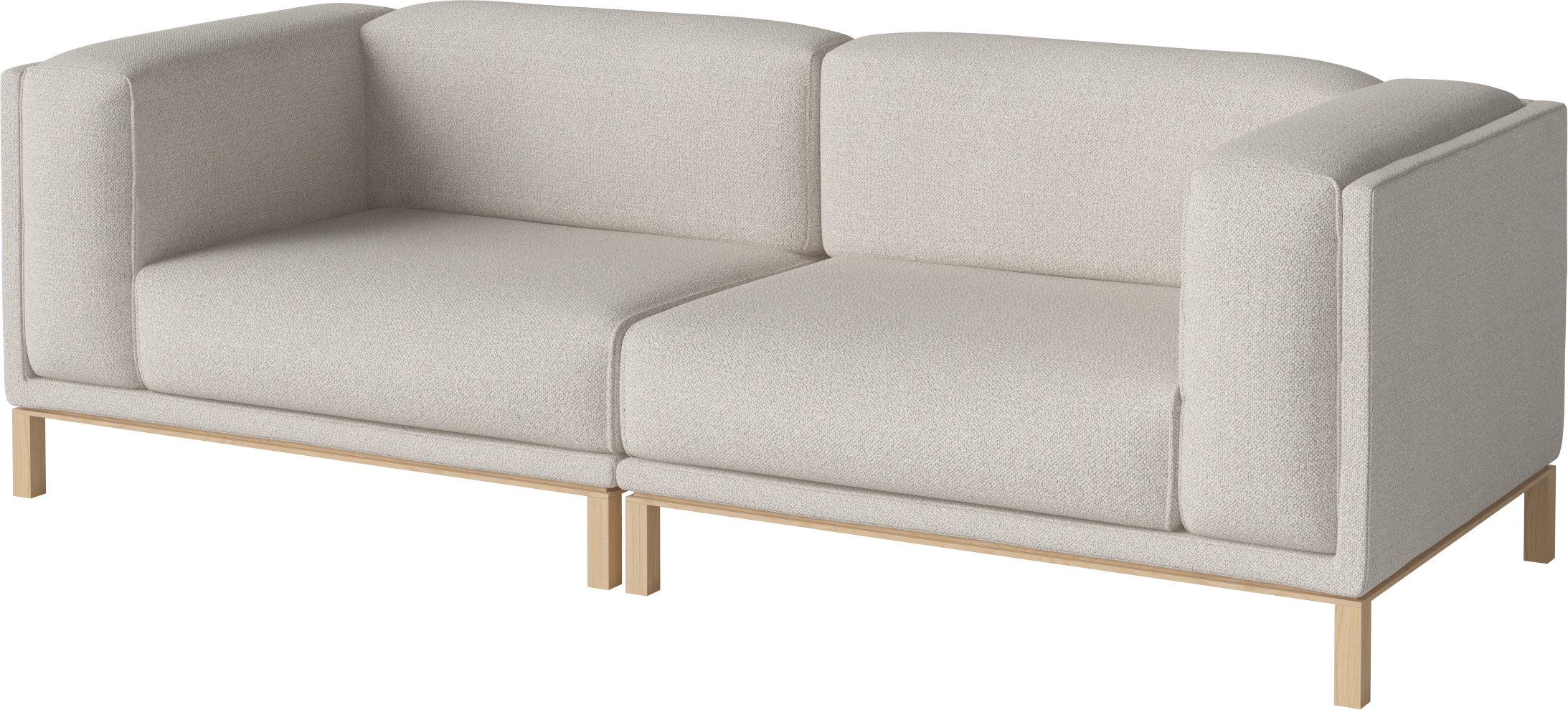 Sofa 2-module COSY gebleekte basis