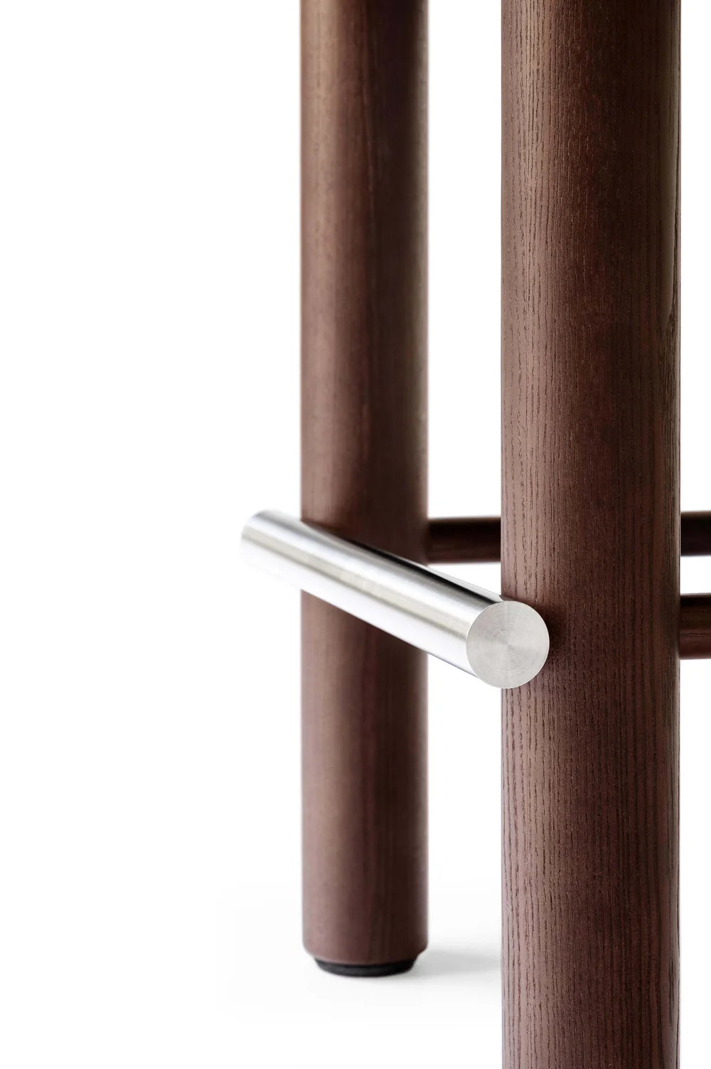 Barhocker GROPIUS CS2 gepolstert mit Holzgestell