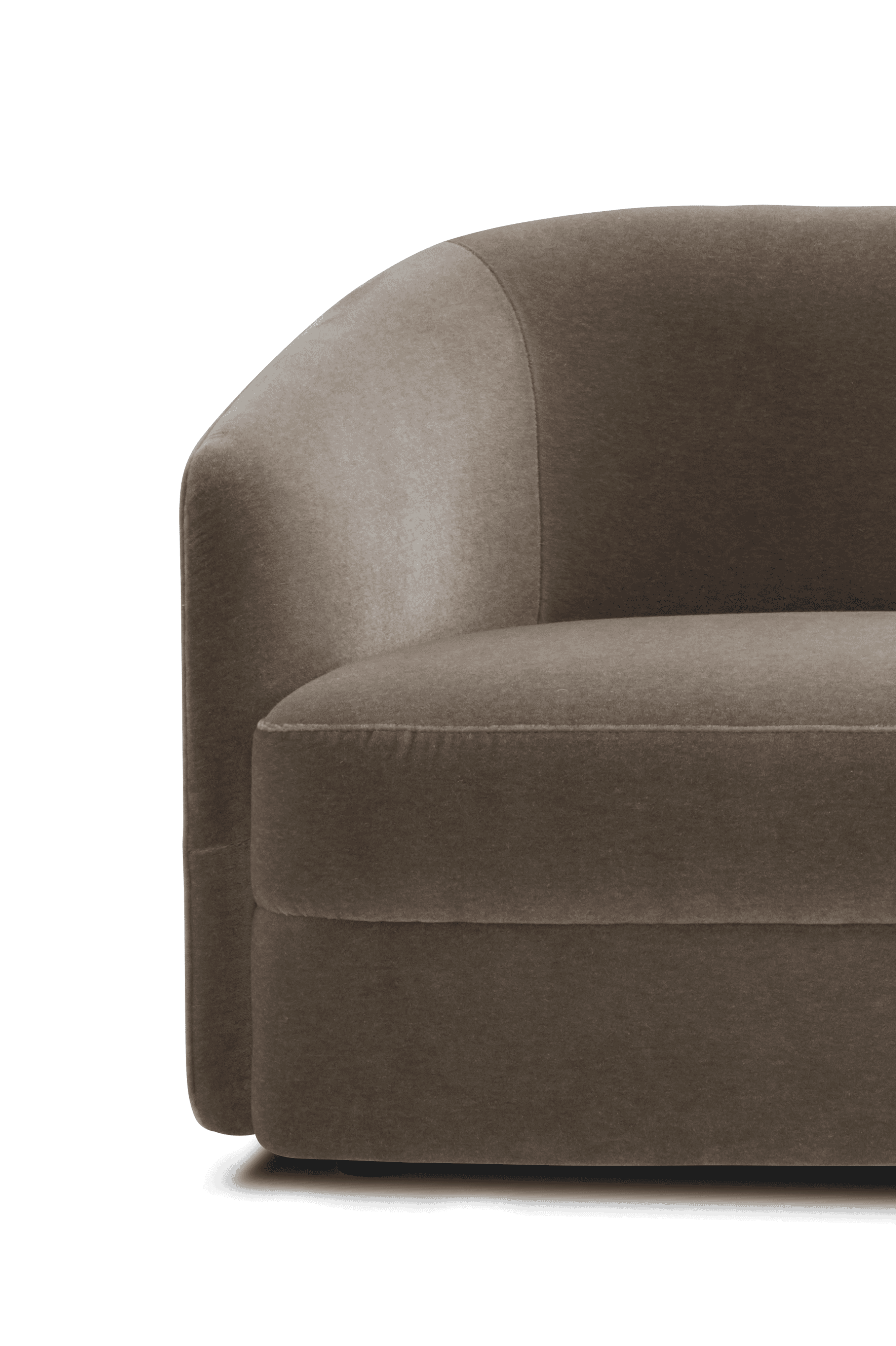 3-Sitzer, schmale Polster