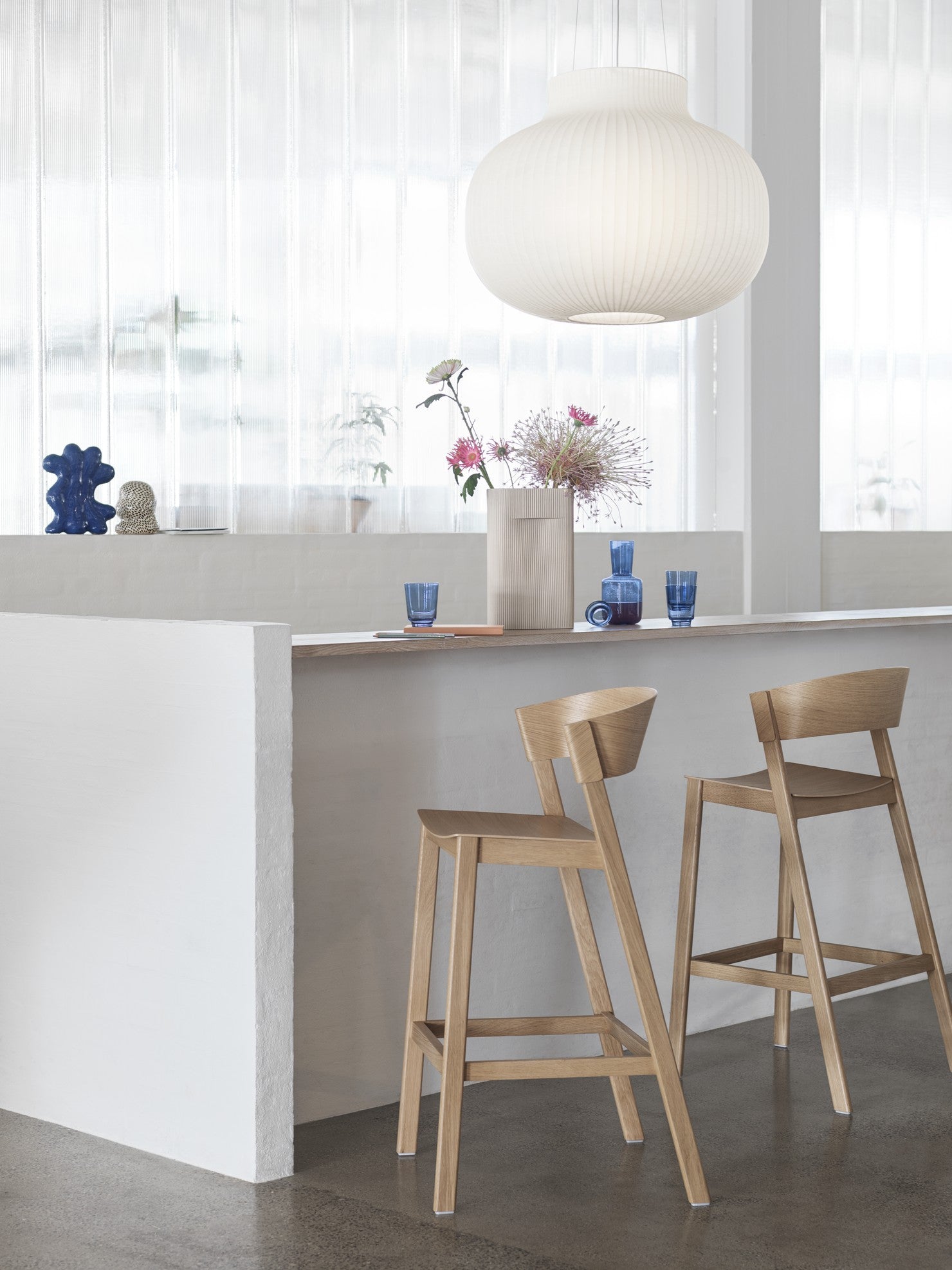 COVER Bar Stool in Oak Veneer