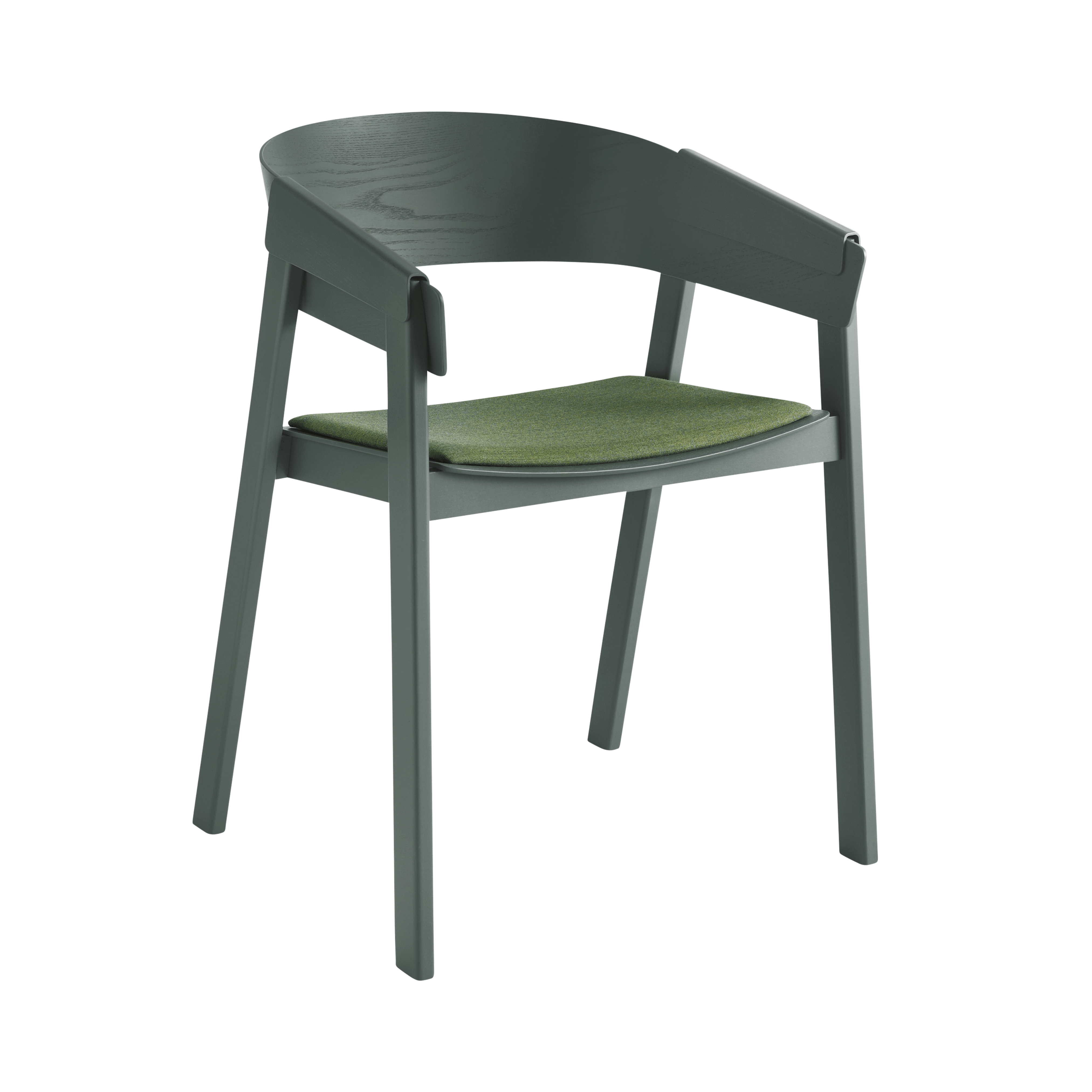 COVER fauteuil met armleuningen, gepersonaliseerd met een groene basis