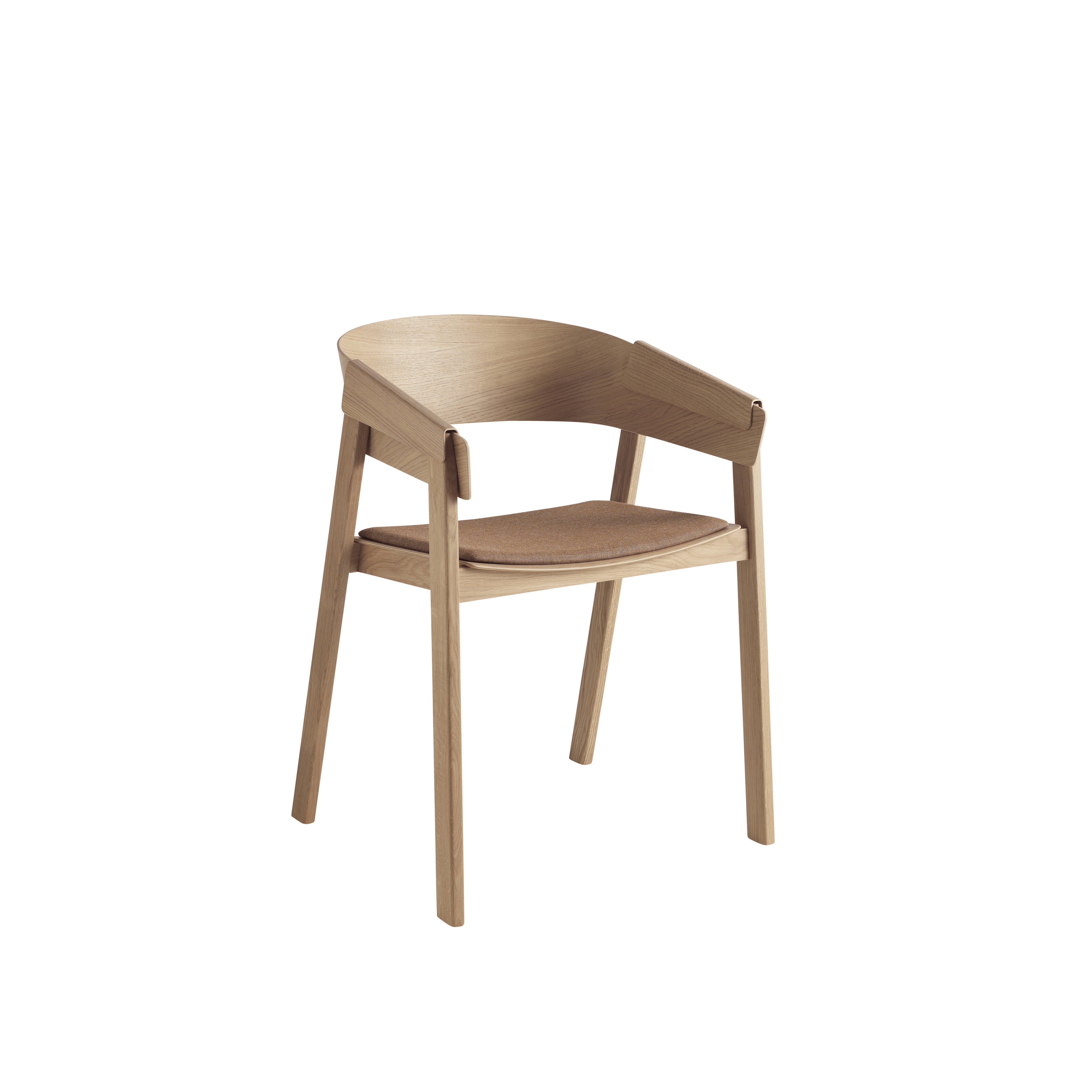 COVER Armchair with Oak Base - Customizable