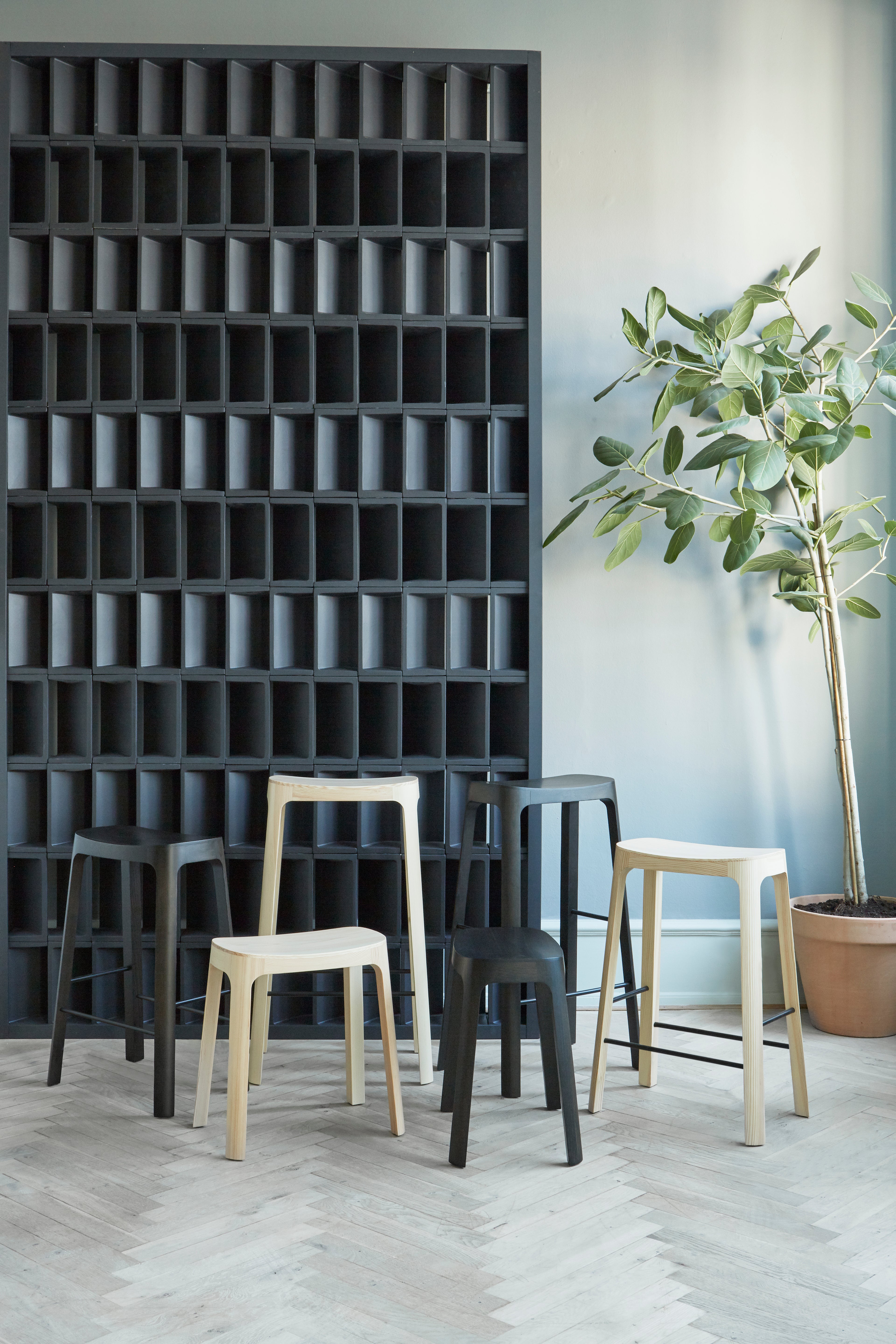 Hocker CROFTON zwart