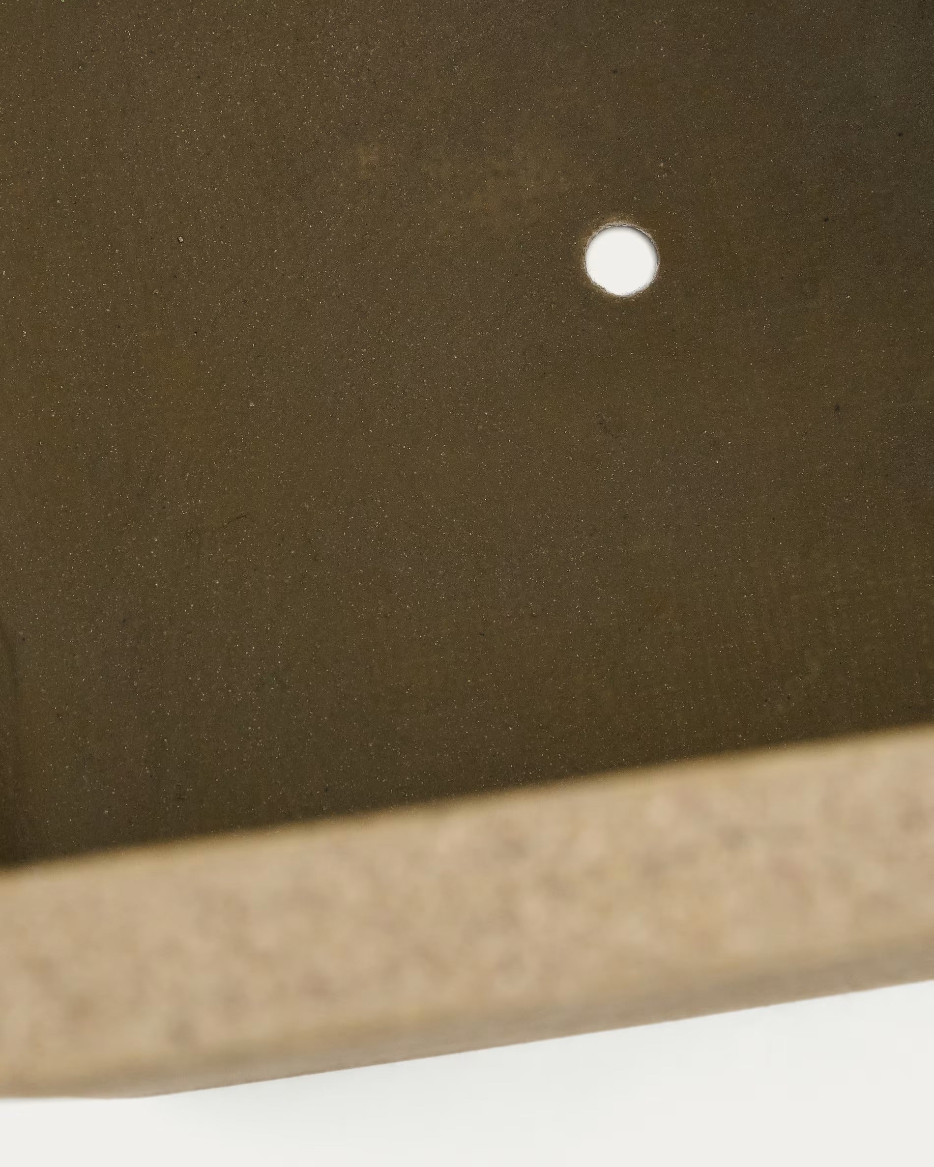 Hoge plantenpotten set MINOA mosterdkleurig polycement