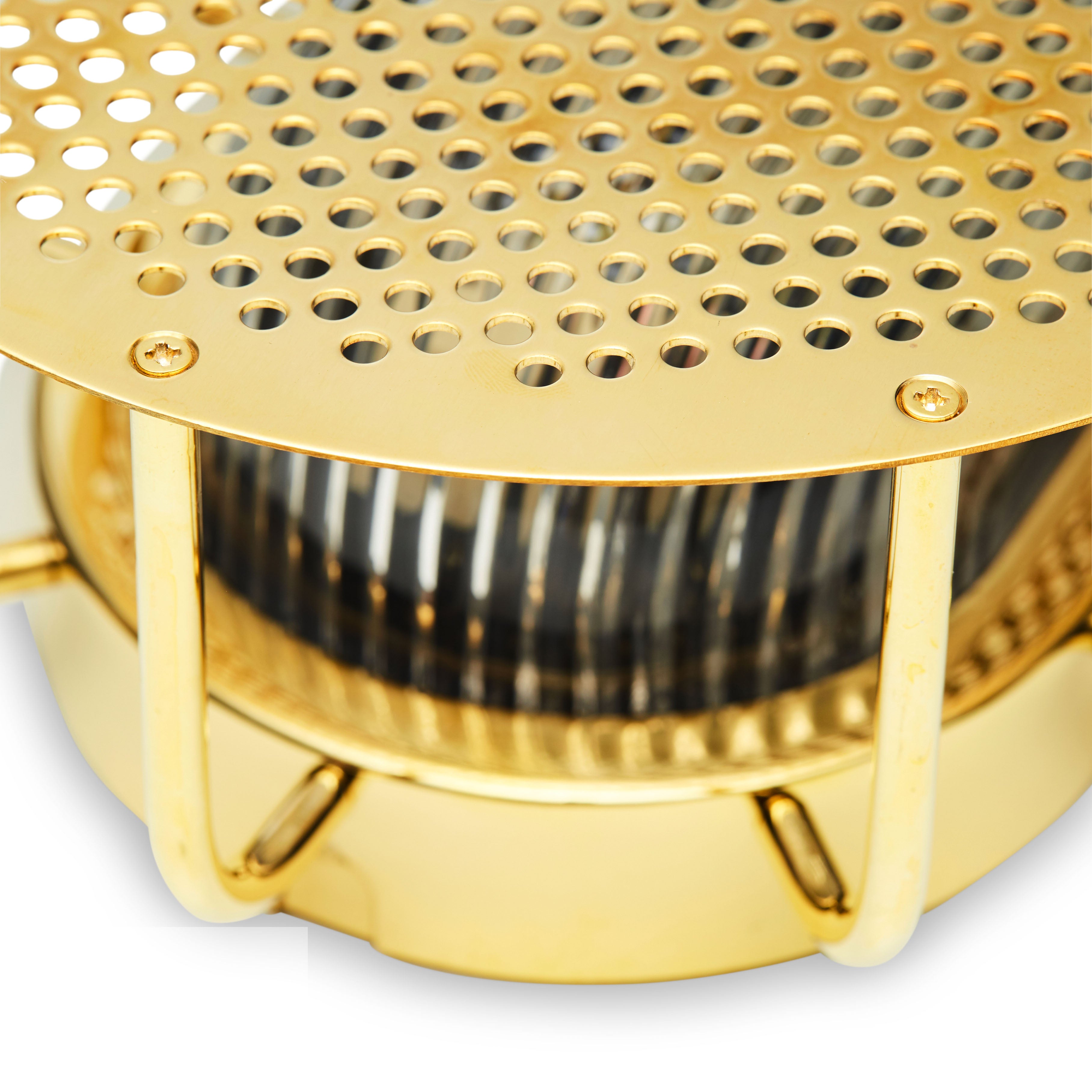 Buitenwandlamp NIGHT RIDER onbewerkt messing