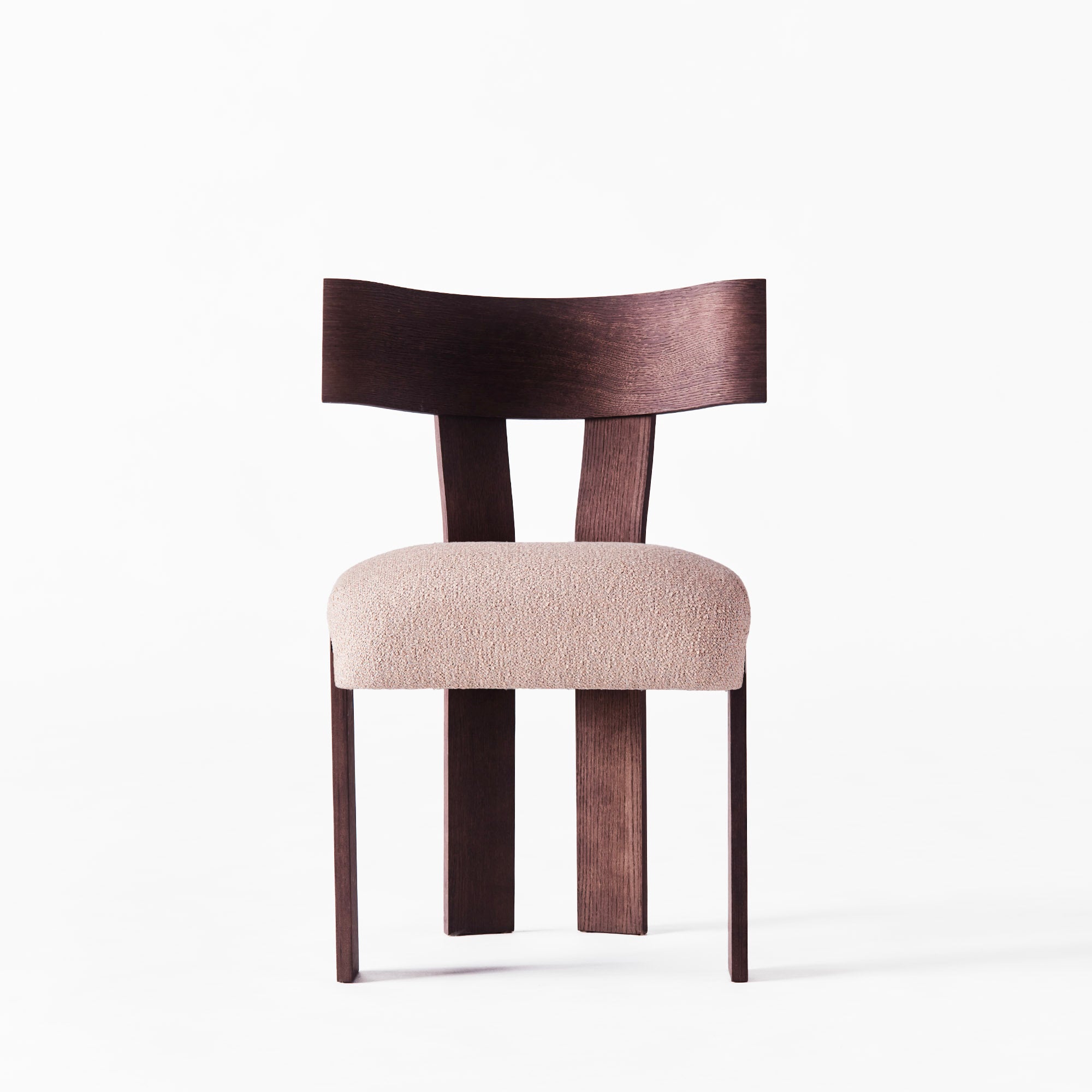 ALBA Chair beige with dark oak base