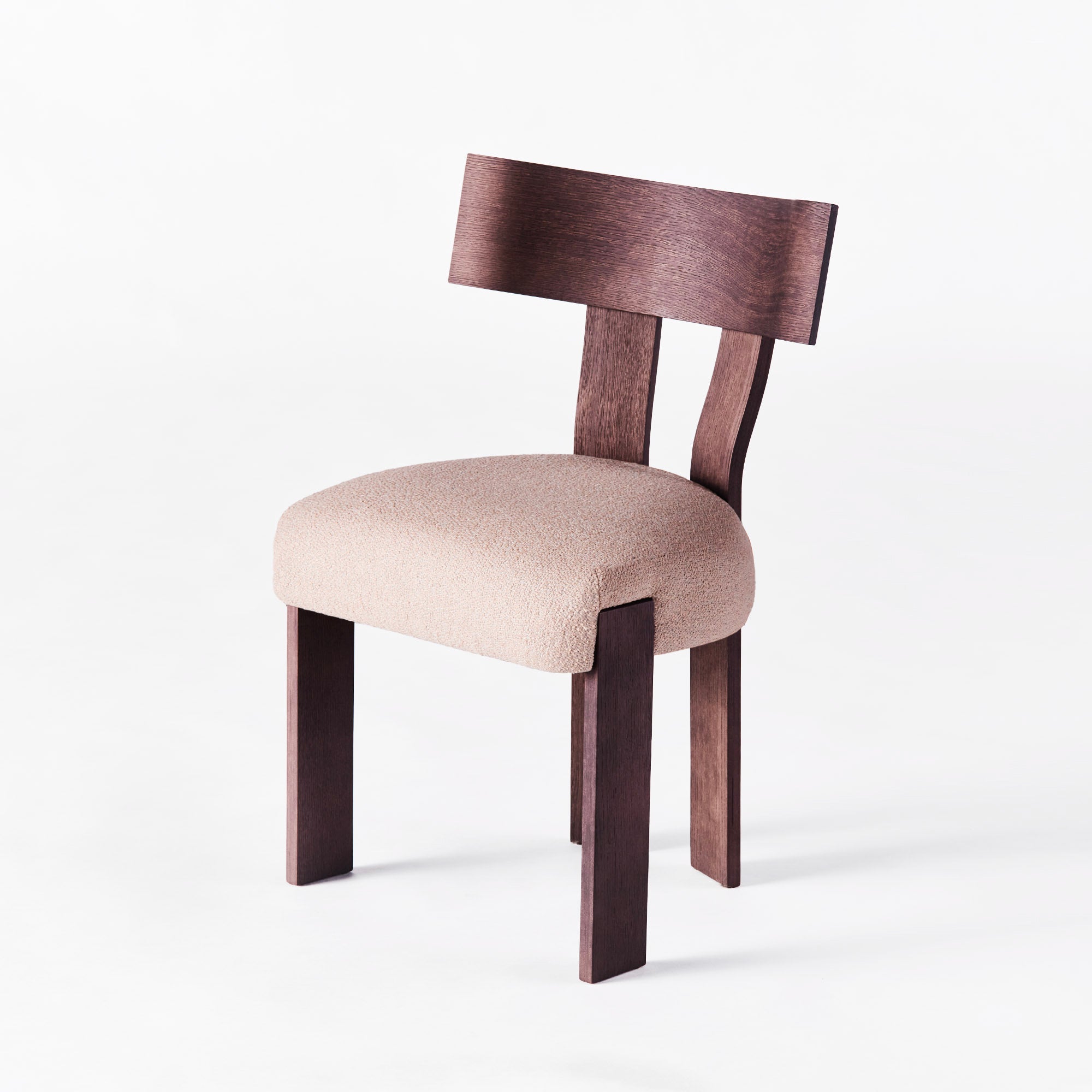 ALBA Chair beige with dark oak base
