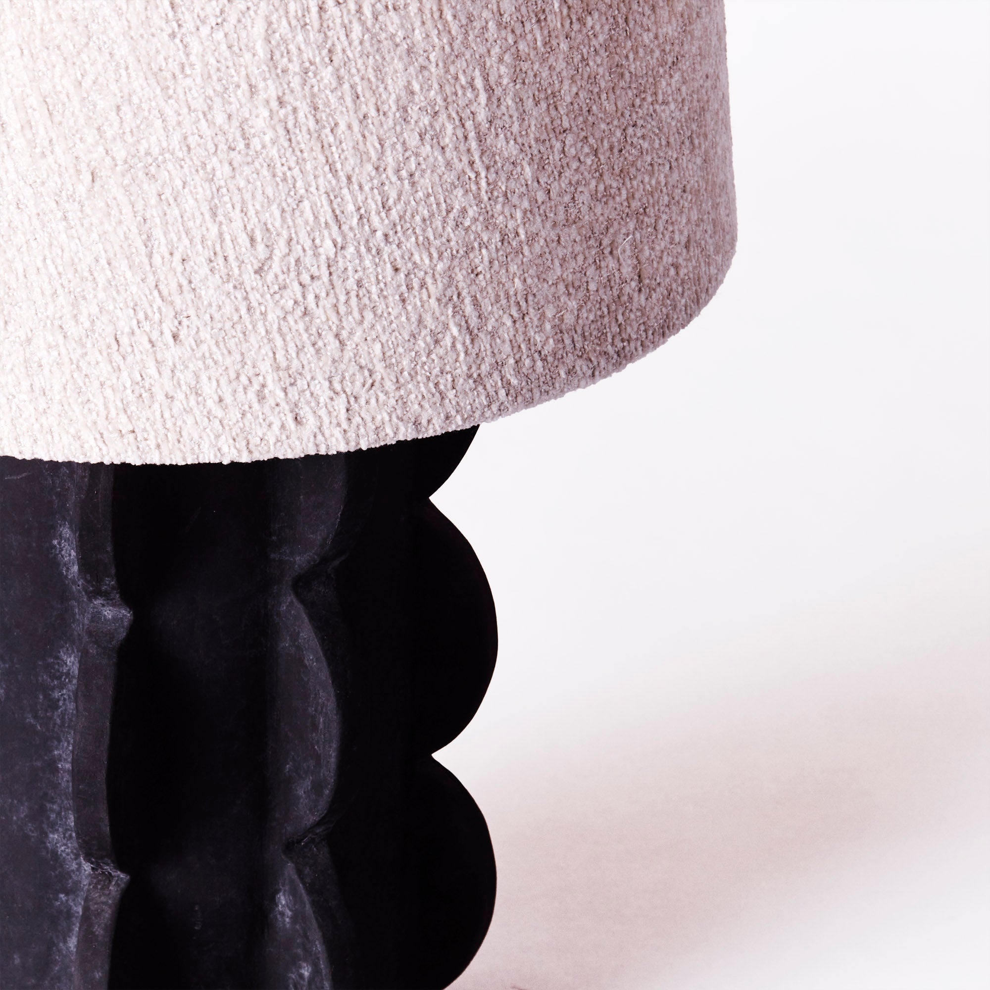 ACISSIMO table lamp black ceramic