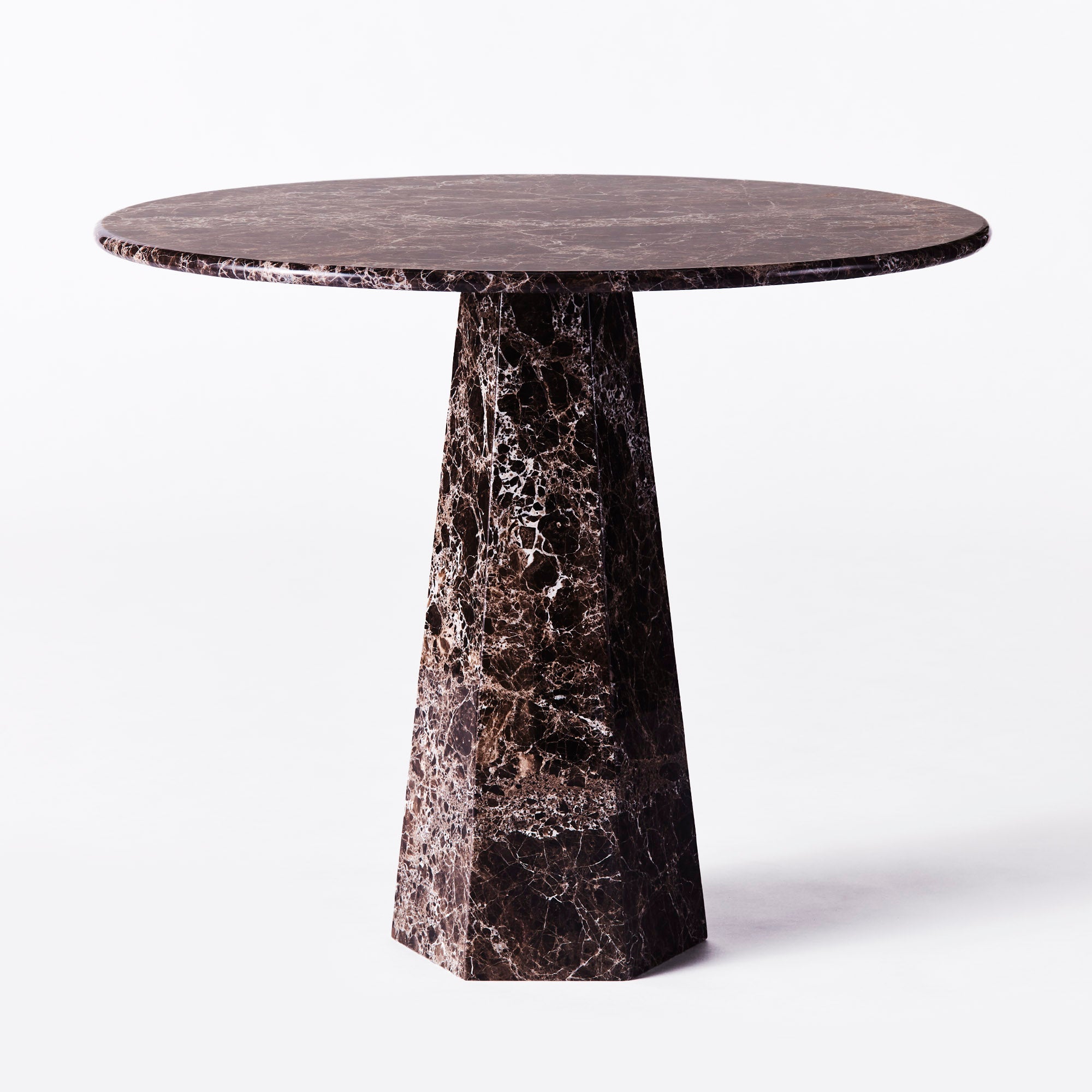 Ronde tafel HEXAGON marmer Emperador