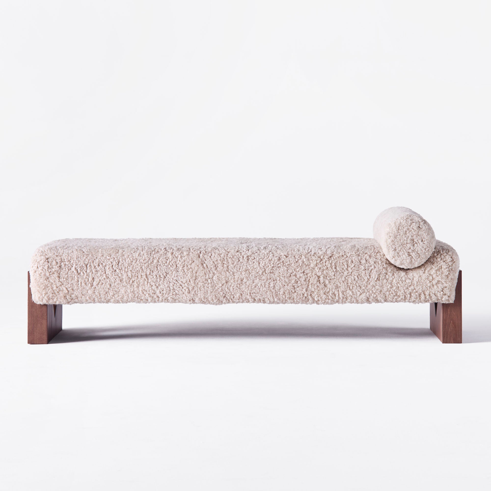 Loungebank V schapenleer