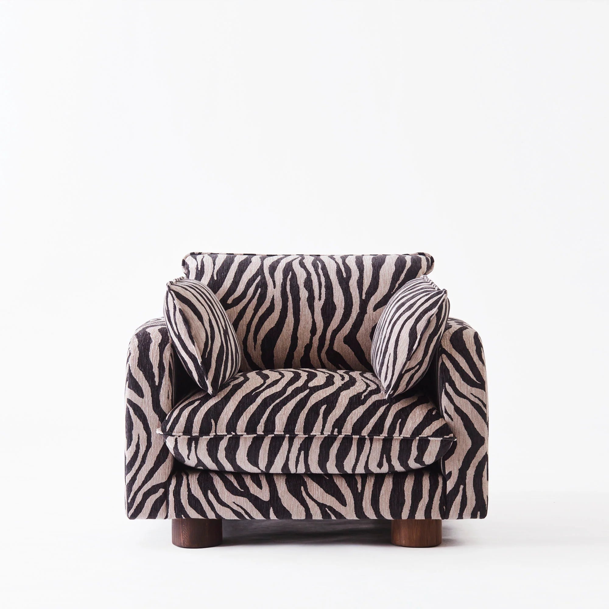MILES zebra armchair