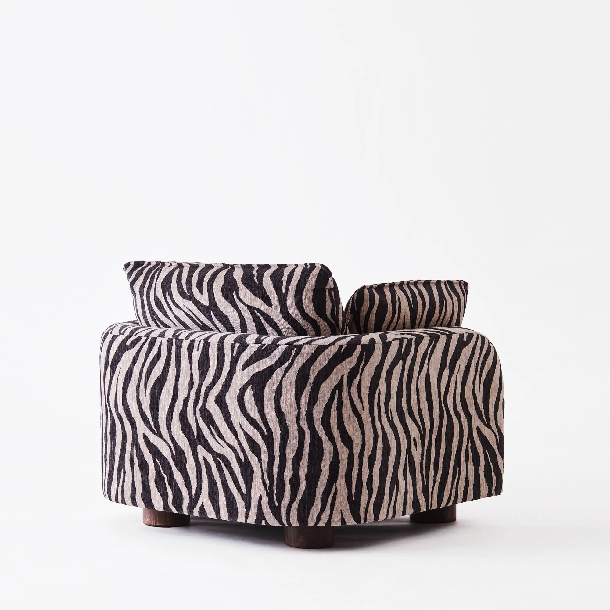MILES zebra armchair