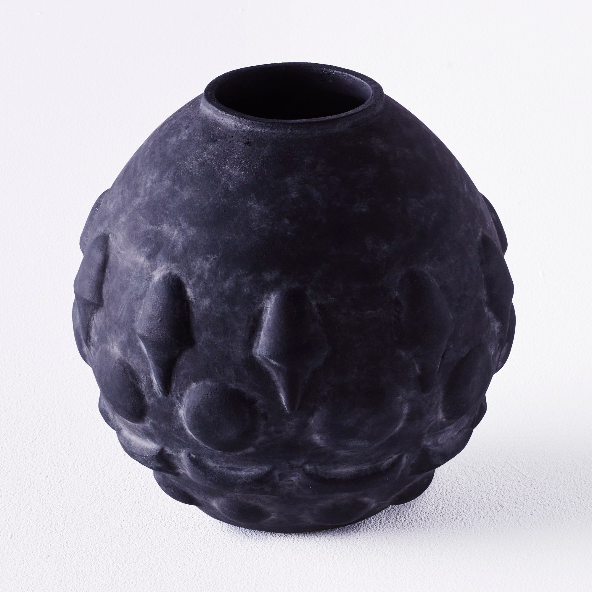 Vase ST MARIA schwarze Keramik