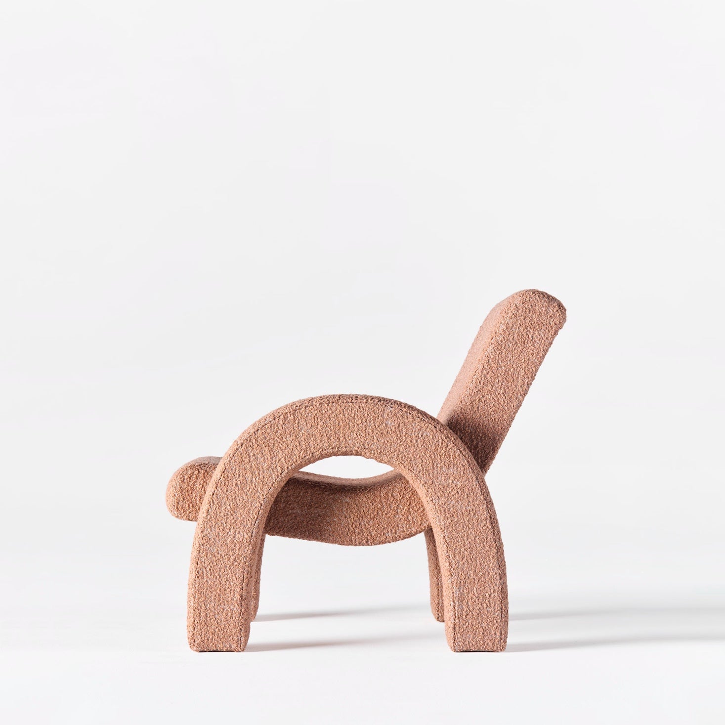 Sessel ARCO rosa Boucle