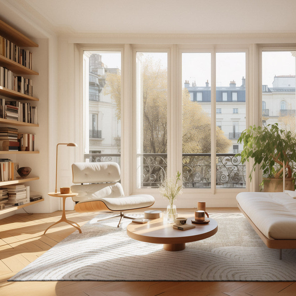 Vloerkleed DECO RUGS beige met crème