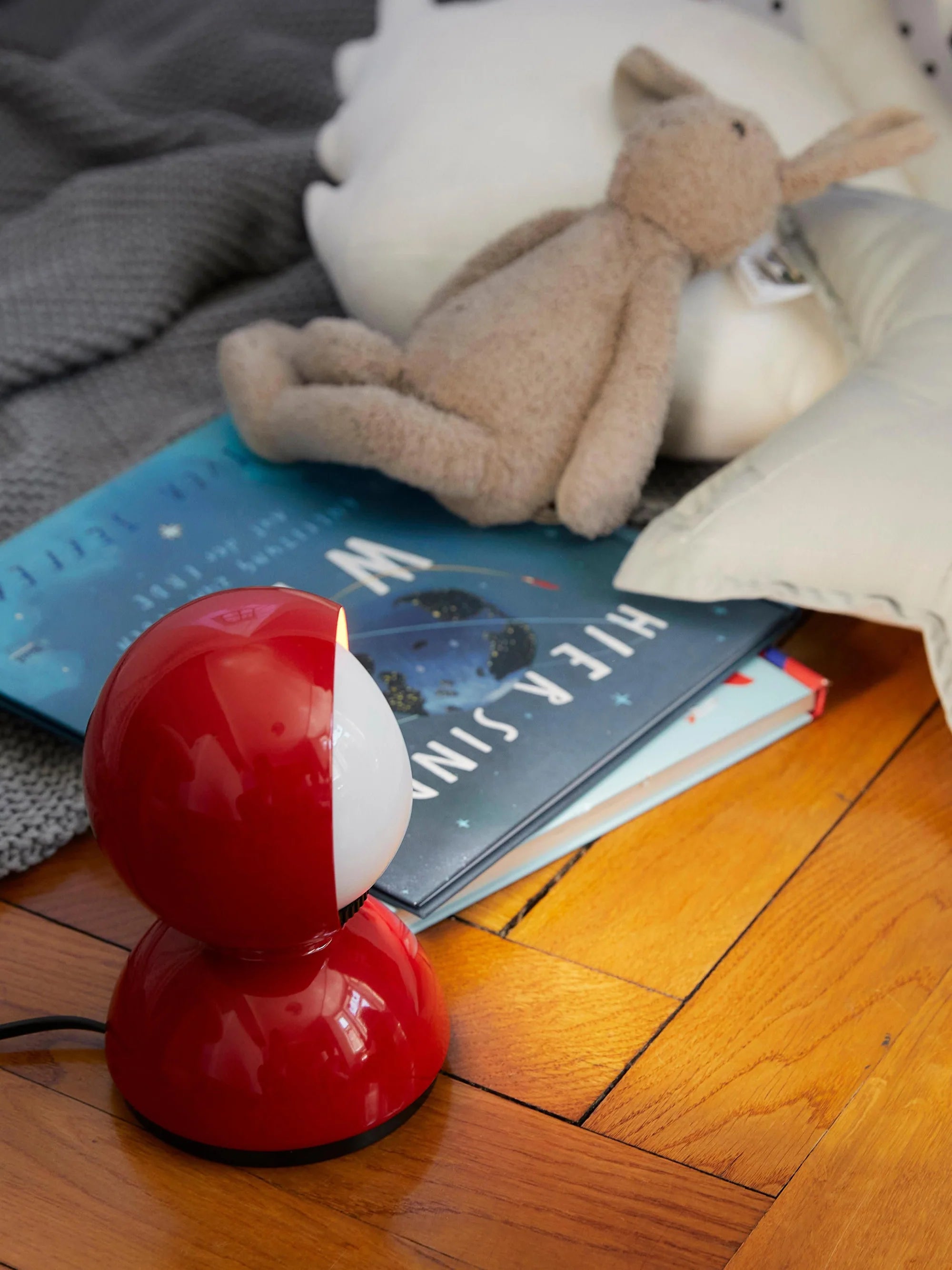 Tafellamp ECLISSE rood