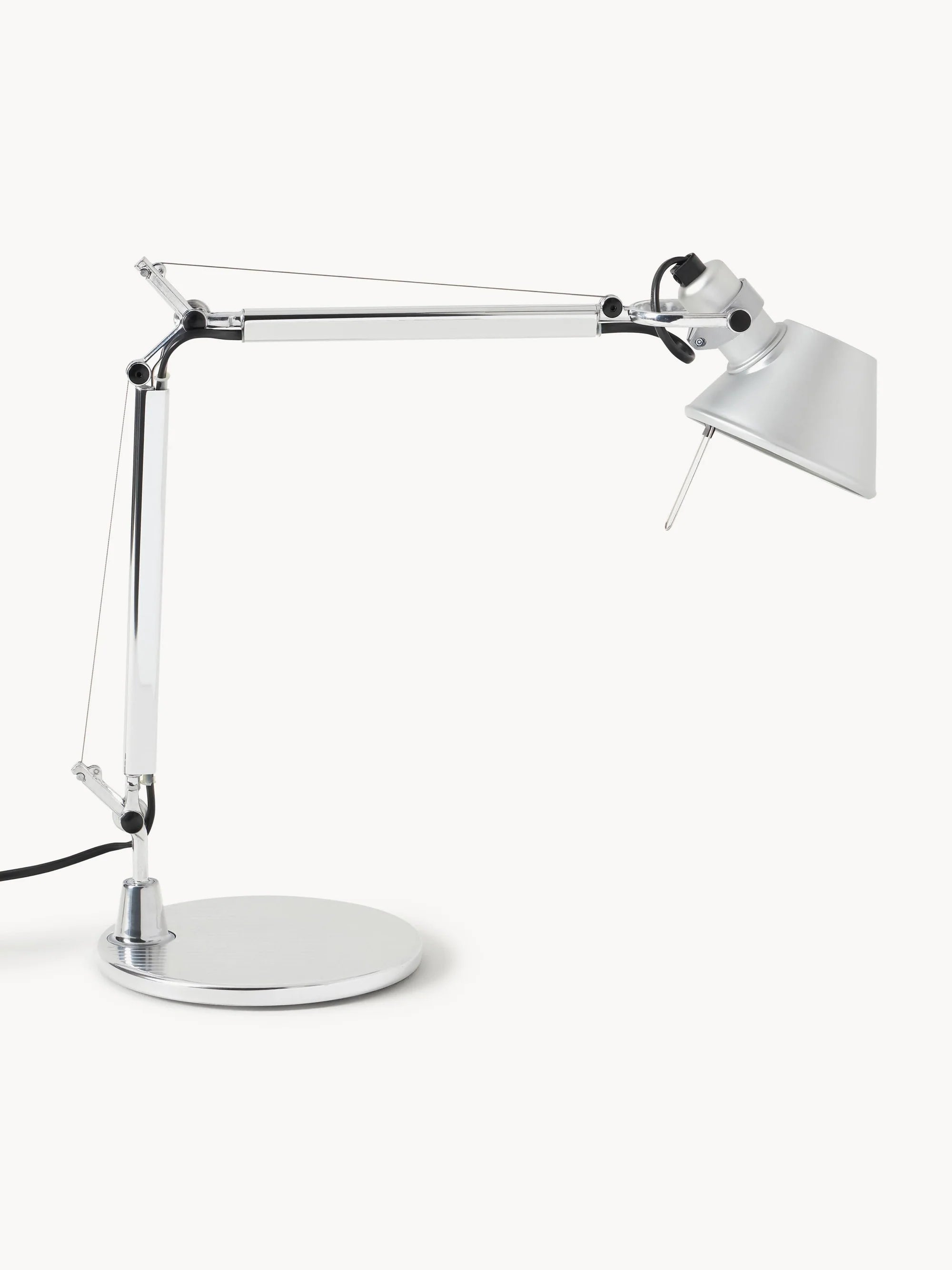 Adjustable Desk Lamp TOLOMEO MICRO Matte Silver