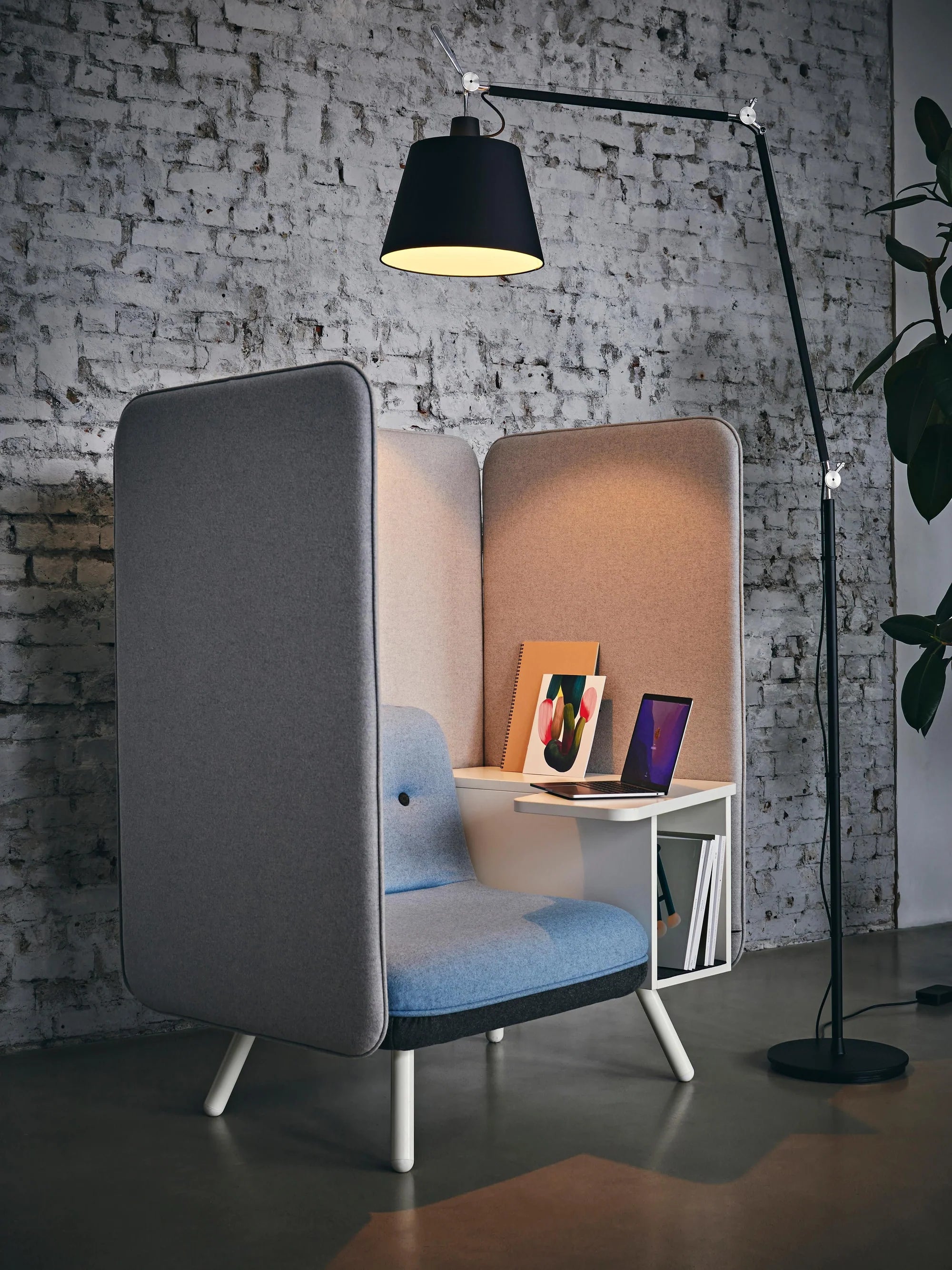 Vloerlamp TOLOMEO MEGA zwart