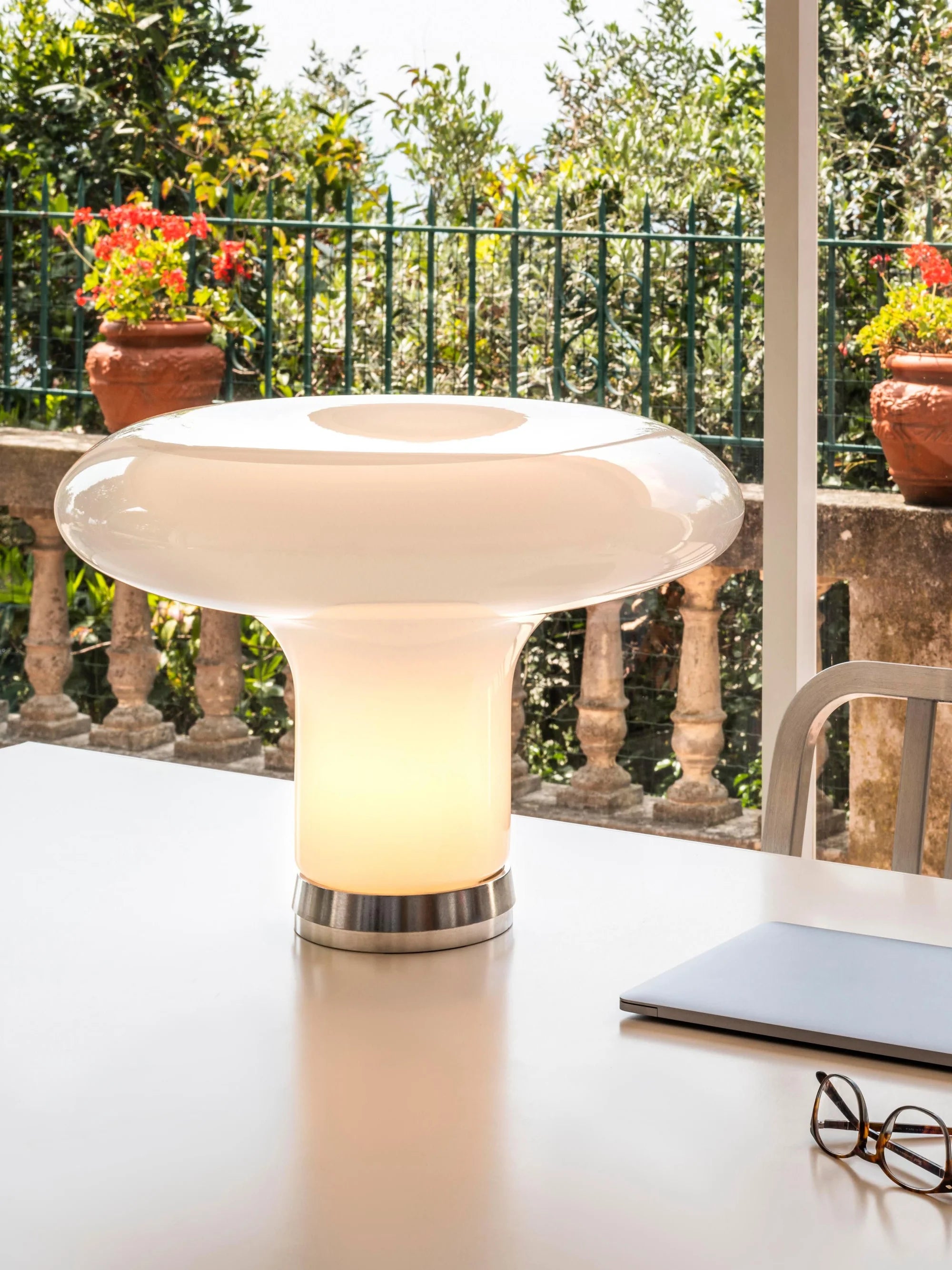 Tafellamp LESBO geblazen glas