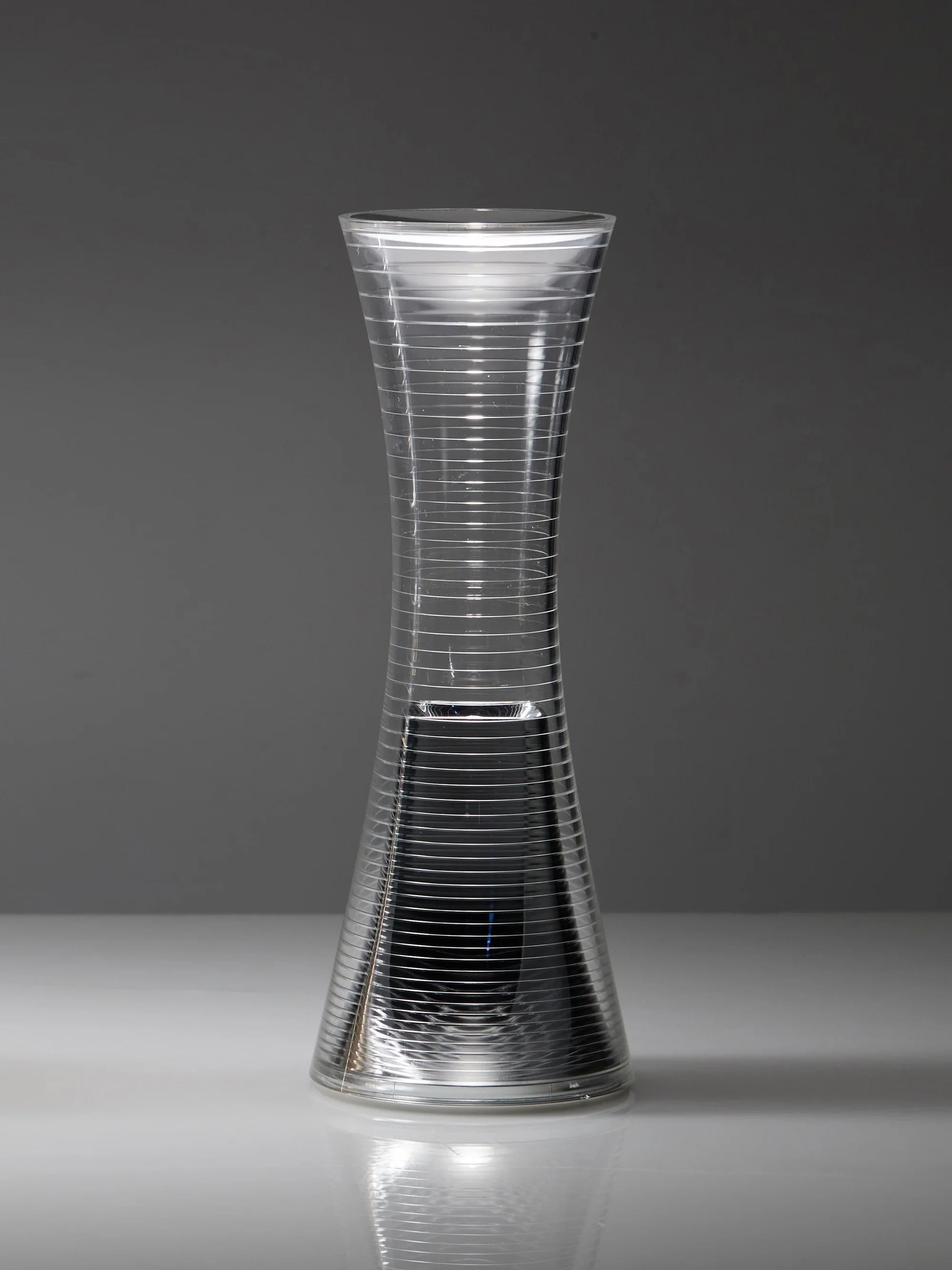 Tragbare Lampe COMR TOGETHER transparent mit Silber