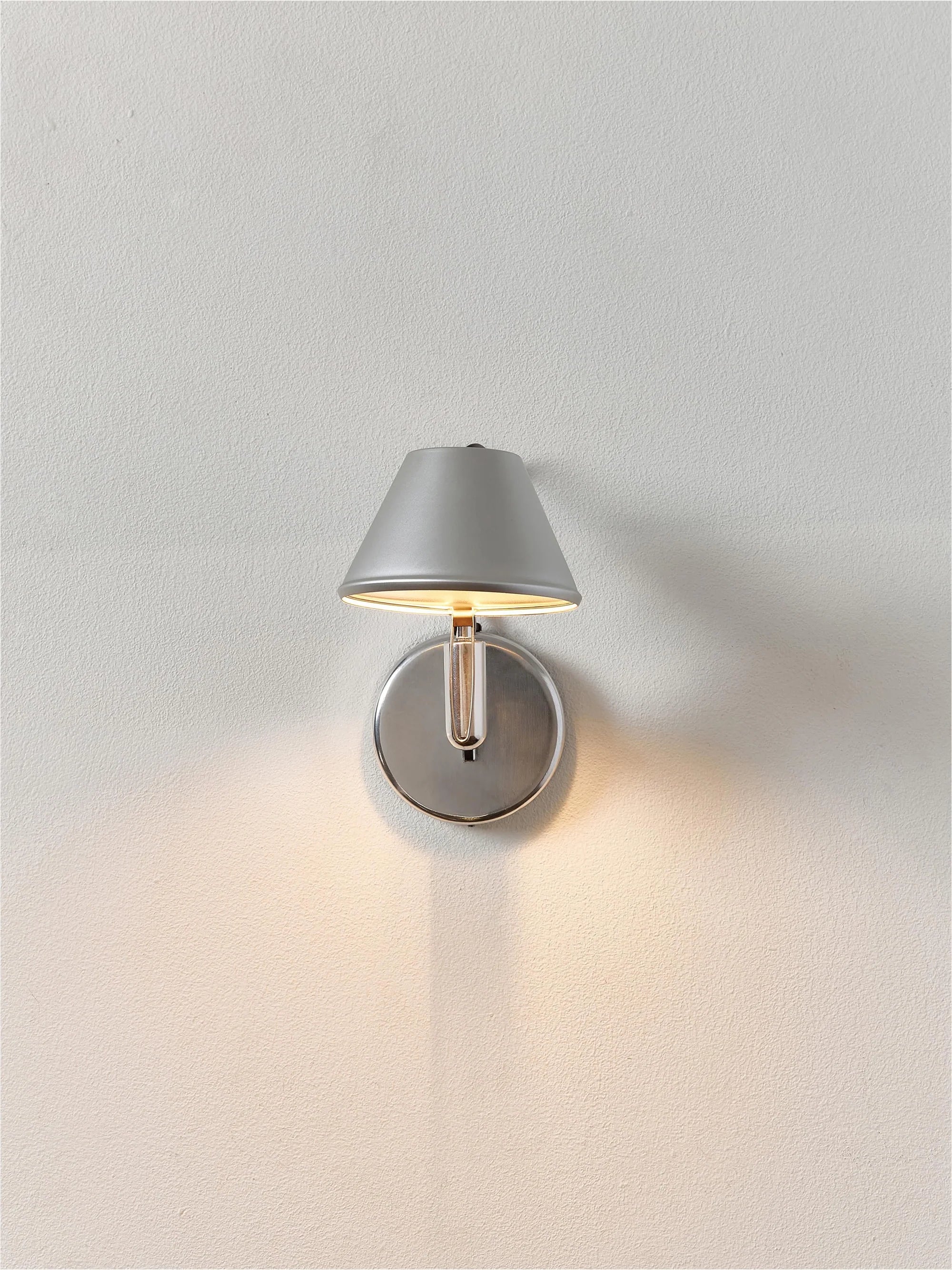 Verstelbare wandlamp TOLOMEO MICRO FARETTO aluminium