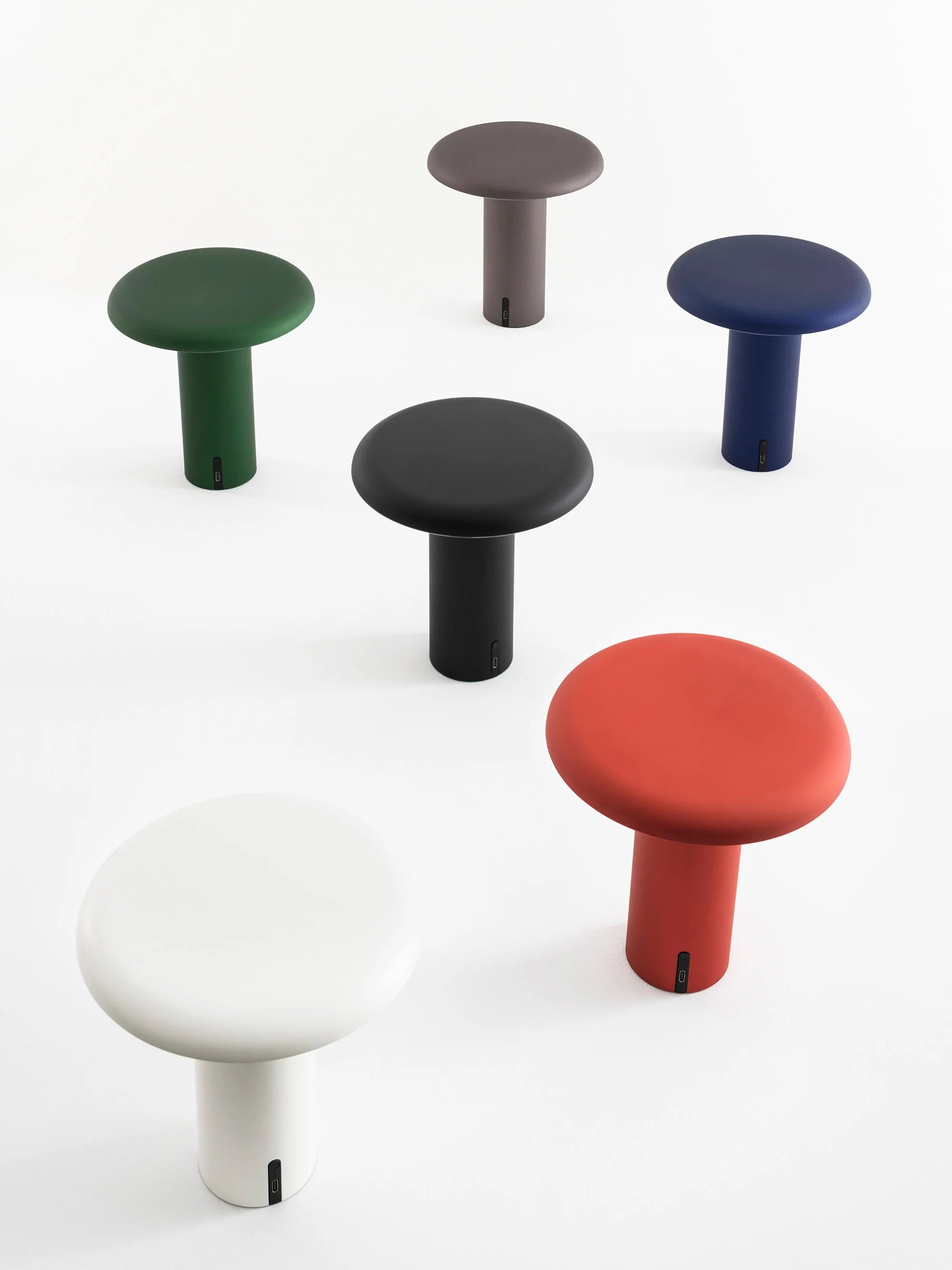 Draagbare lamp TAKKU geanodiseerd grijs