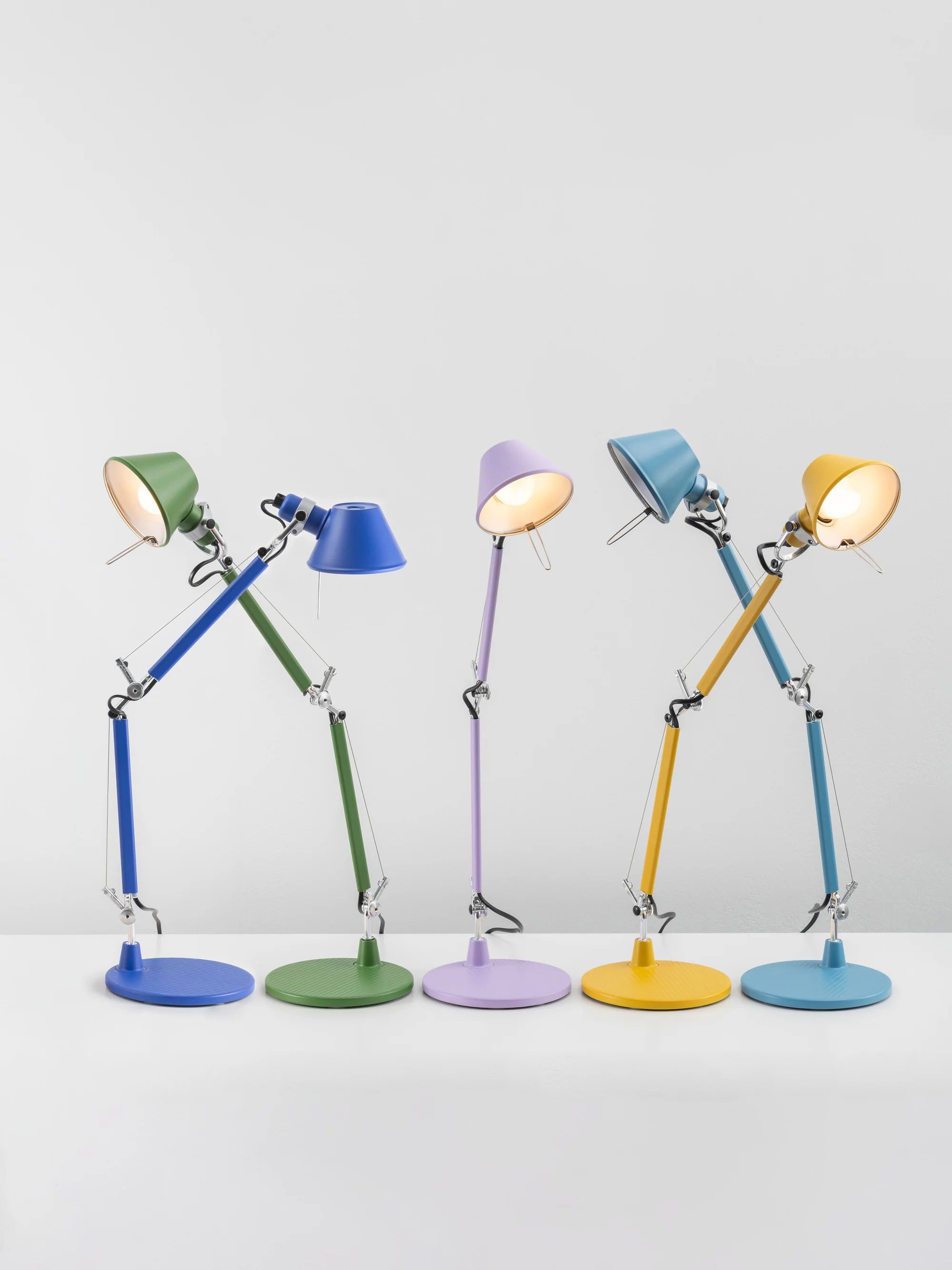 Verstelbare bureau lamp TOLOMEO MICRO KLEUR MATTE koninklijk blauw